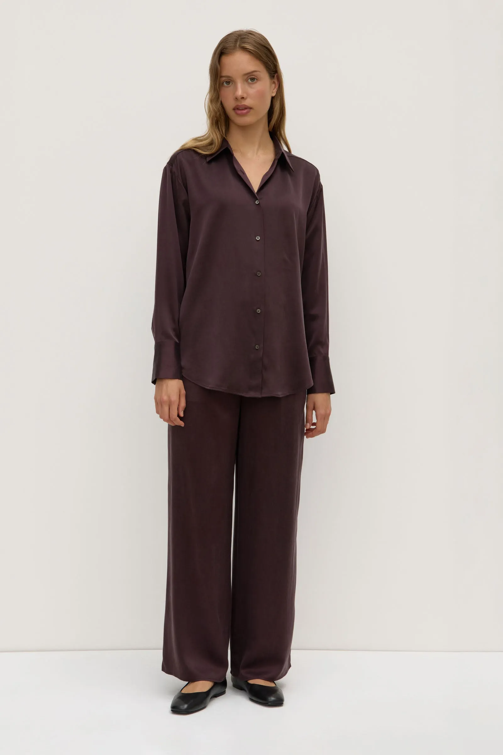 Ena Silk Shirt Non Restrictive Armhole Corporate Event