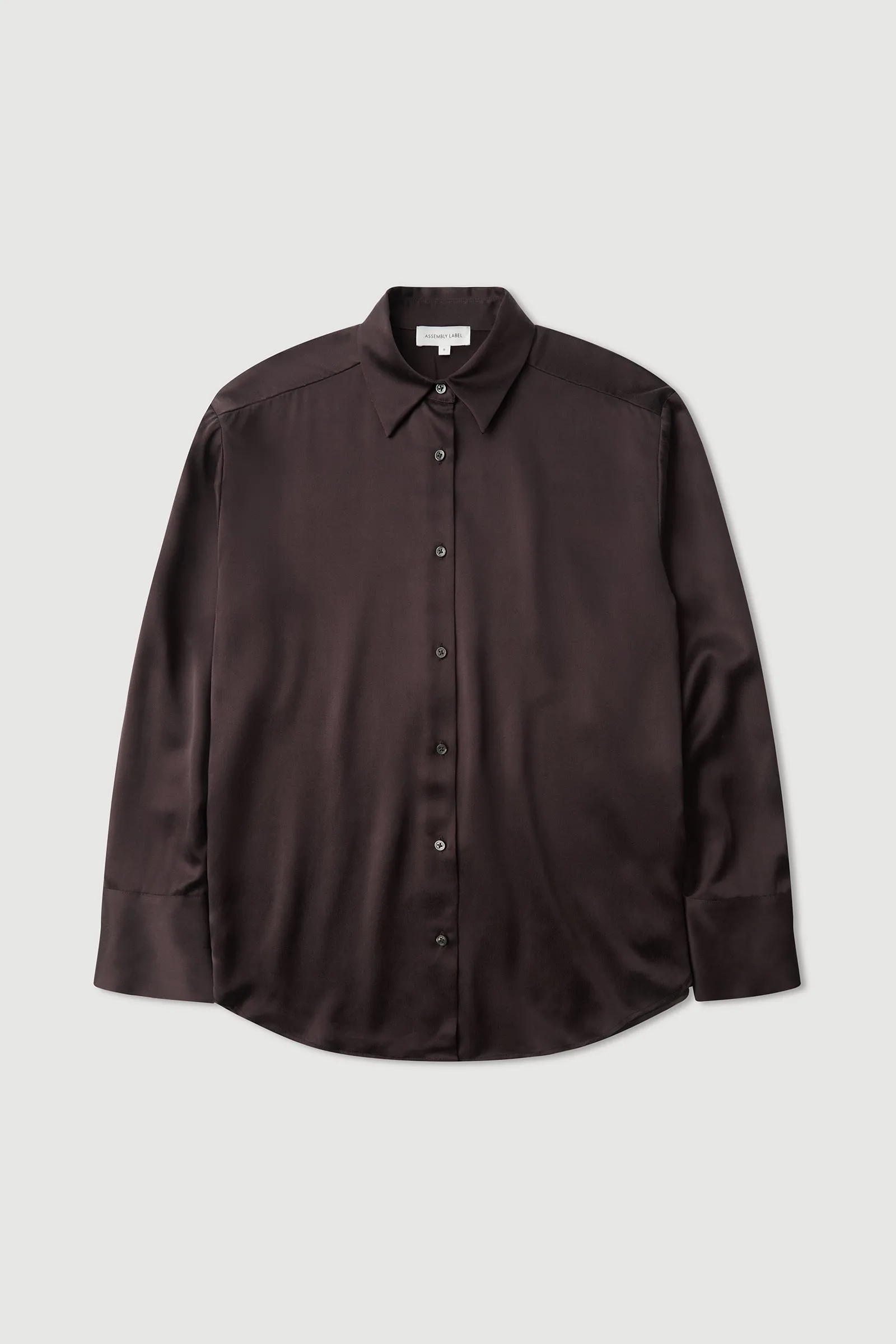 Ena Silk Shirt Sporty Look