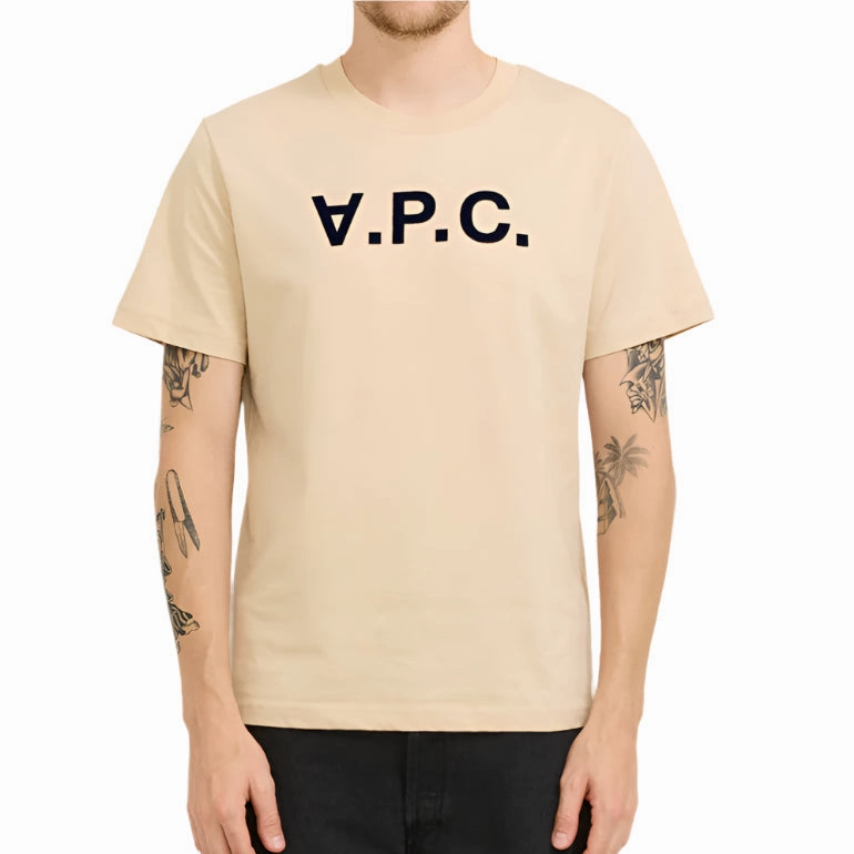 Practical Wear Beige Dark Navy Standard Grand Vpc Gots T-Shirt