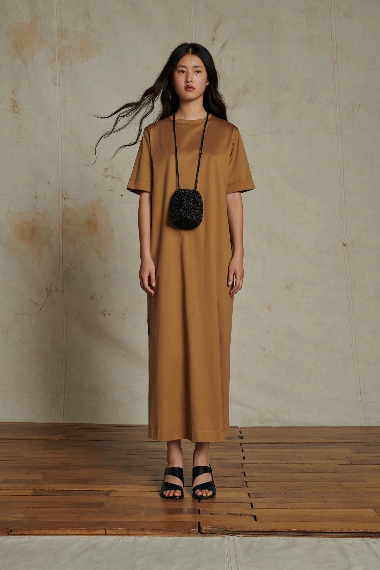 Beige Jersey Aude Dress Lightweight-Comfort Life Soft