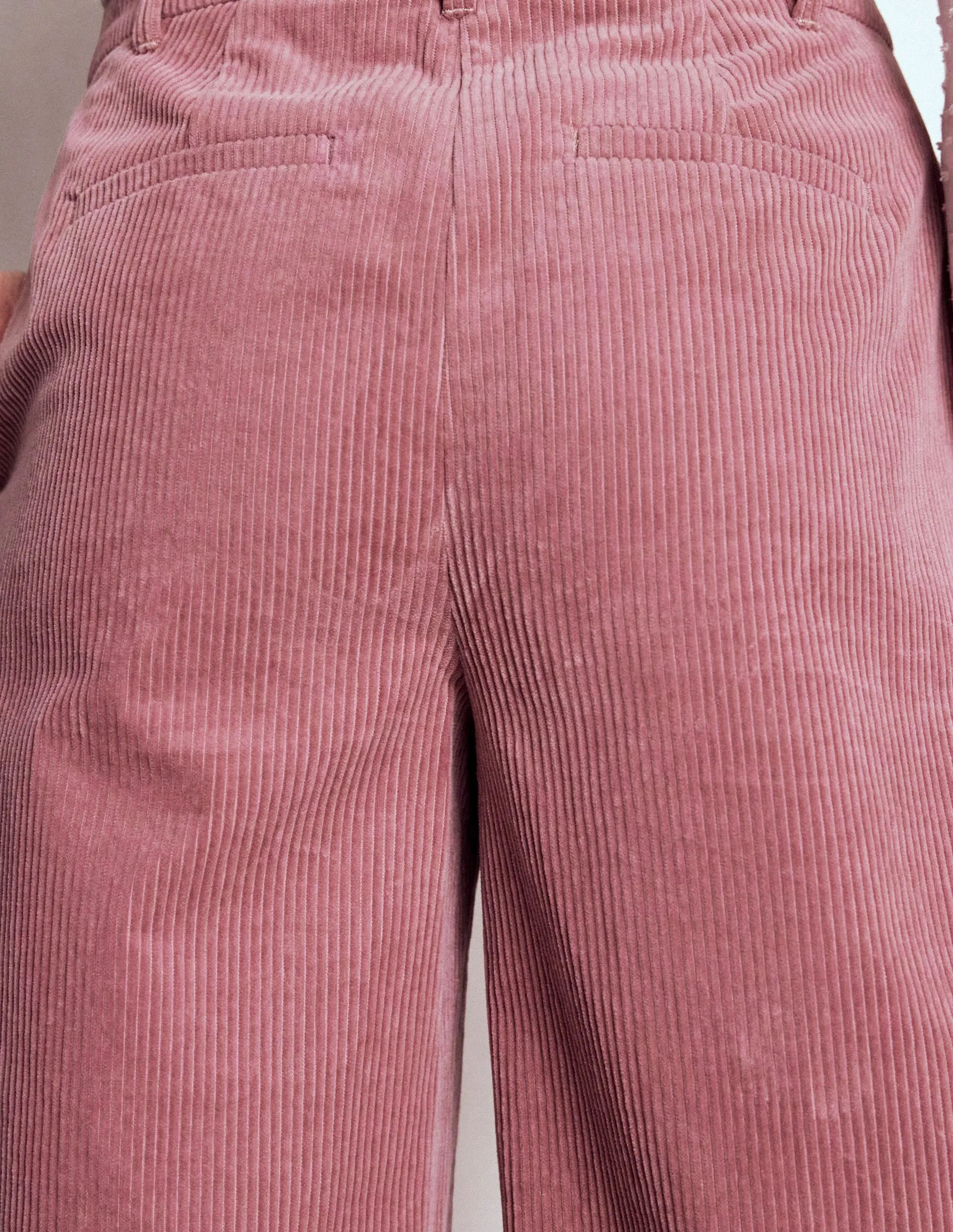 Belgravia Cord Trousers-Pink Heather Office Friendly Everyday Layer