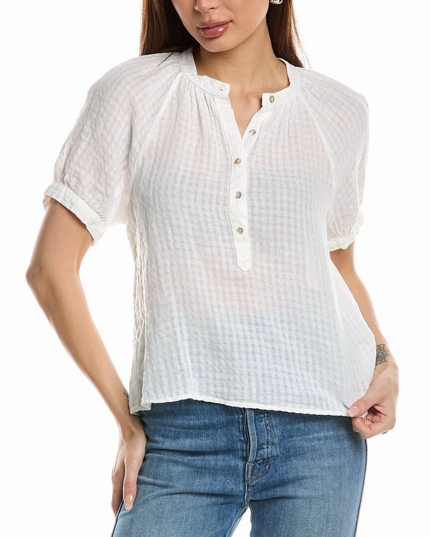 Winter Layering Bella Dahl Raglan Linen-Blend Pullover