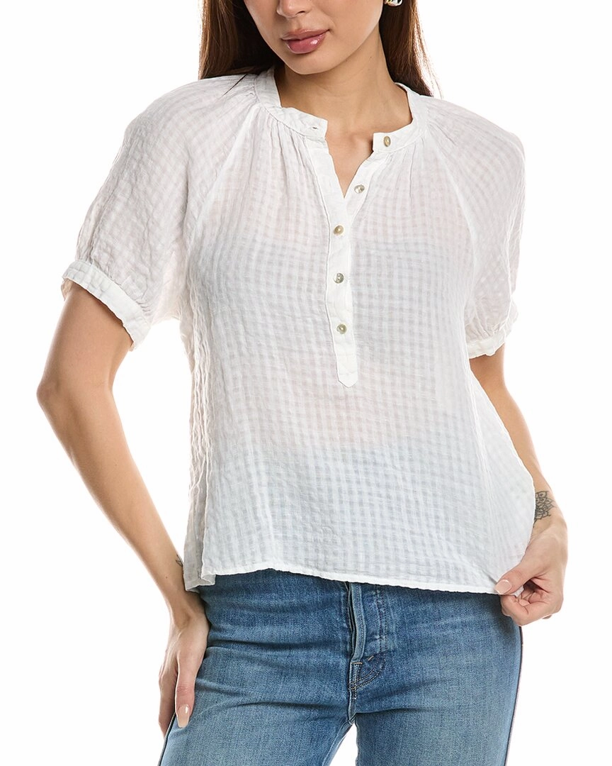 Chilly Look Cozy Fashion Bella Dahl Raglan Linen-Blend Pullover