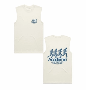Trendy Casual Wear insulated Vice 84 'Leading Pack' Active Tank - Ecru