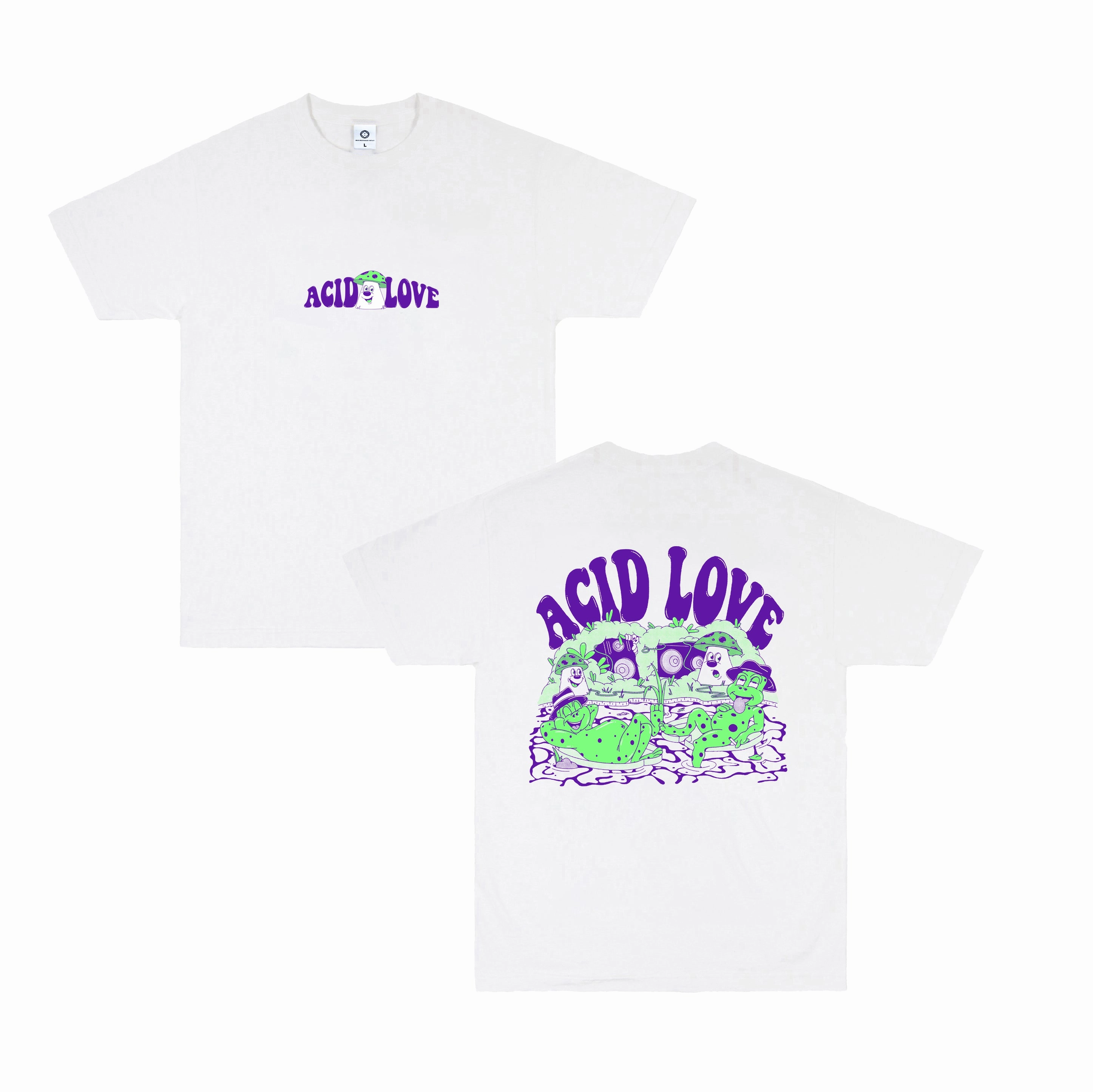 Playful Design ACID LOVE 0.06 'Journey' Tee - White