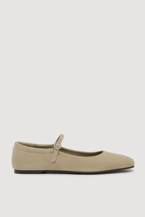 Charity Mood Easy To Clean Beth Suede Ballet Flat