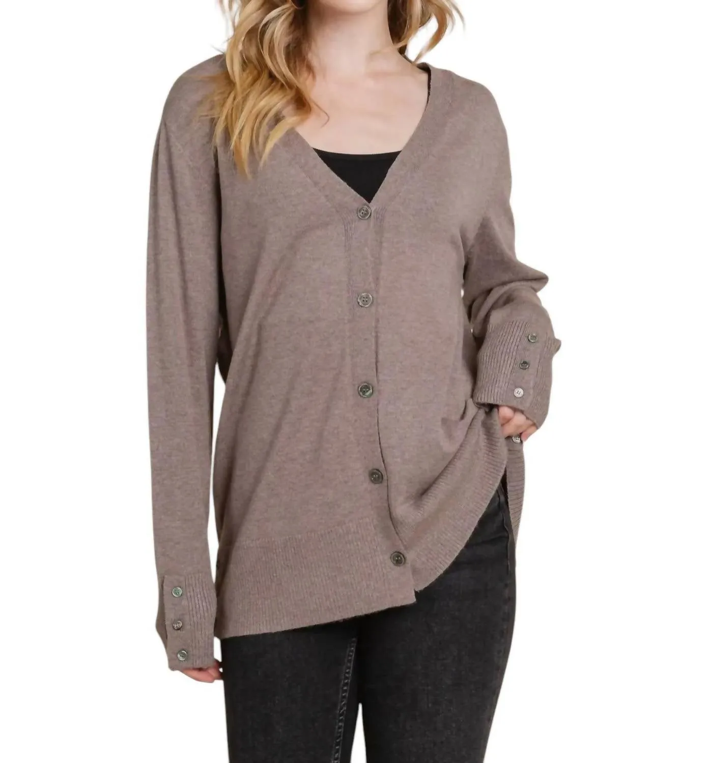 Fashionable Layer Classic Comfort Better Than Your Basic Cardigan In Brown