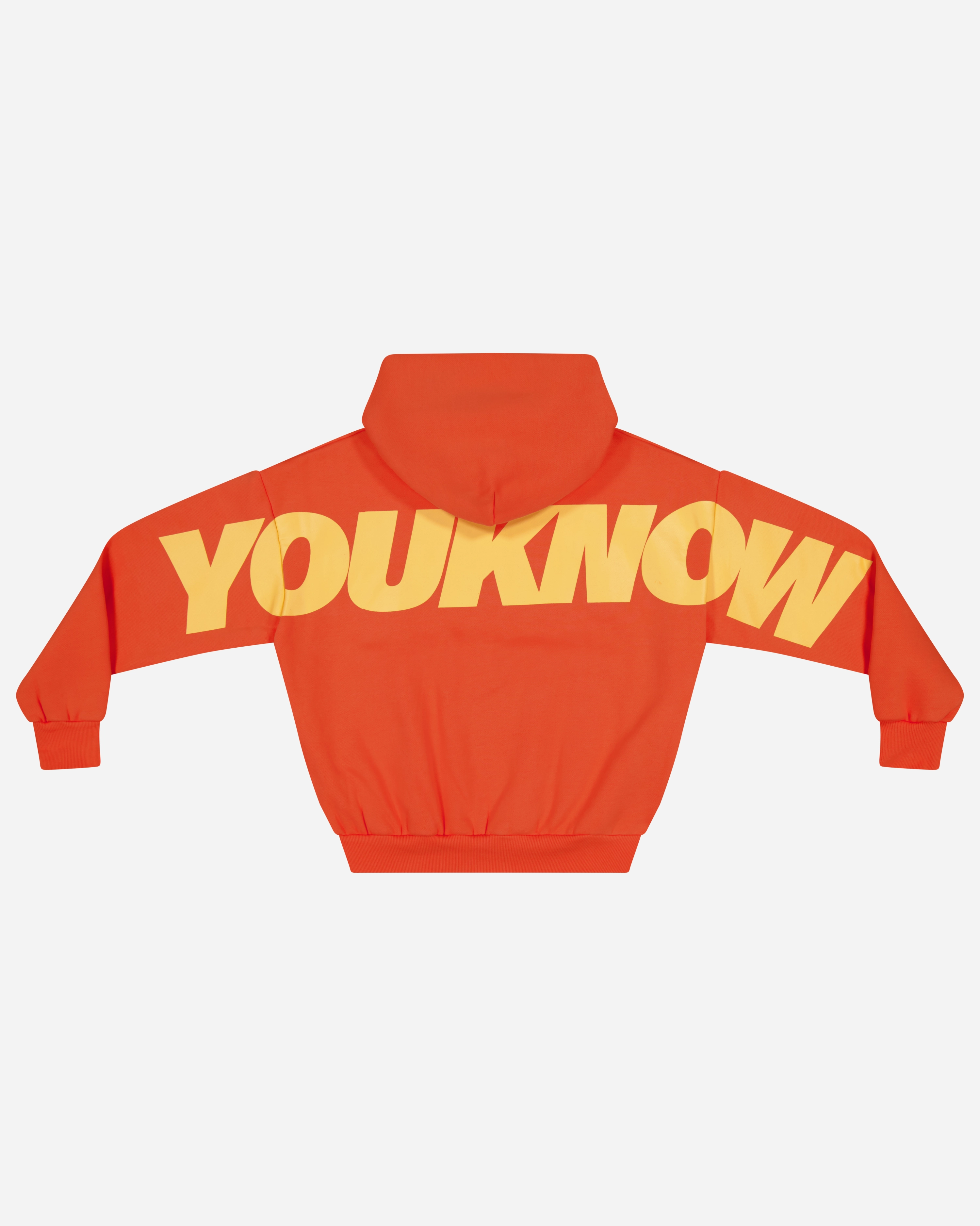 Stylish Details Big Back Hoodie | Orange Sherbert