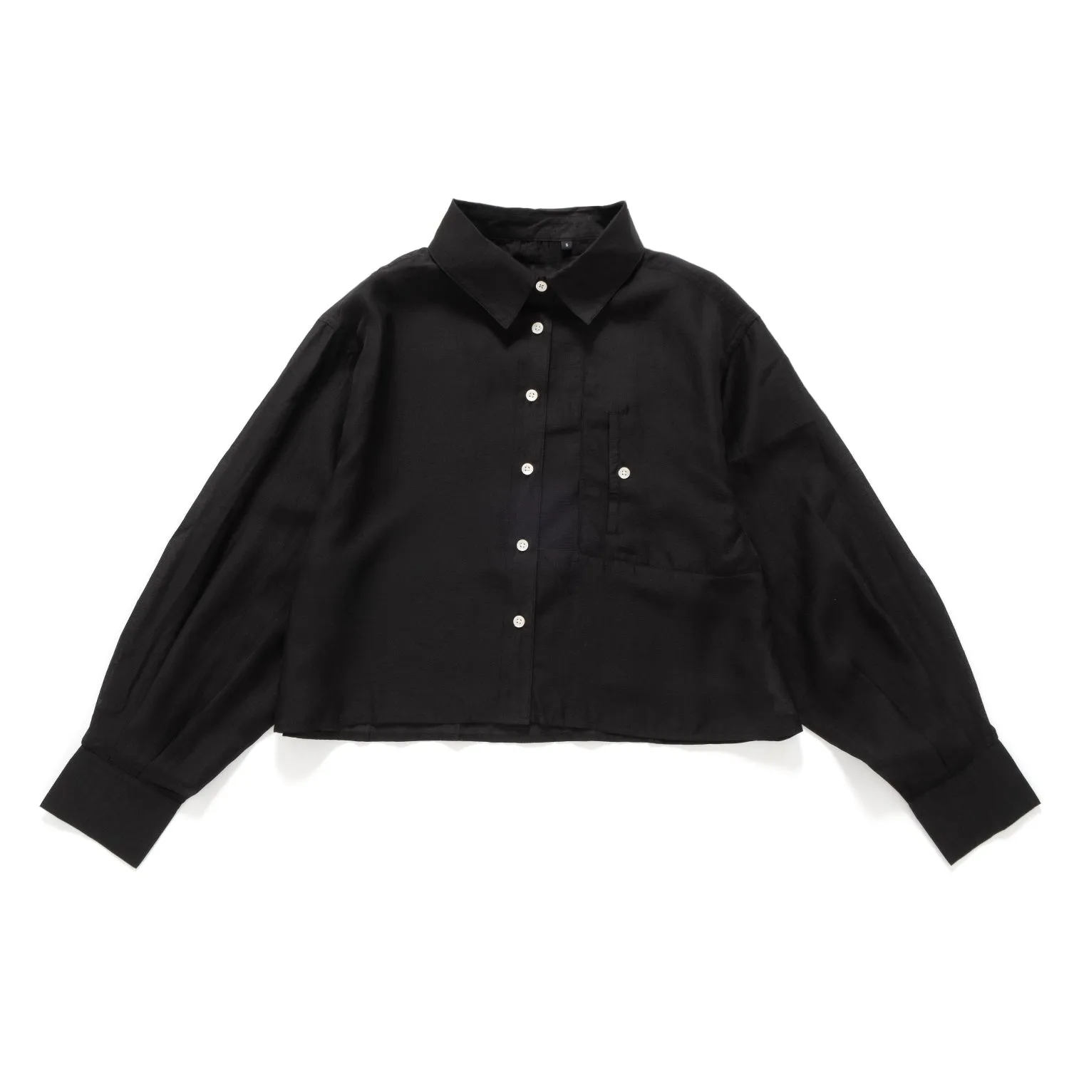 Ergonomic Back Panel (BL001) See Through Drawstring Blouse