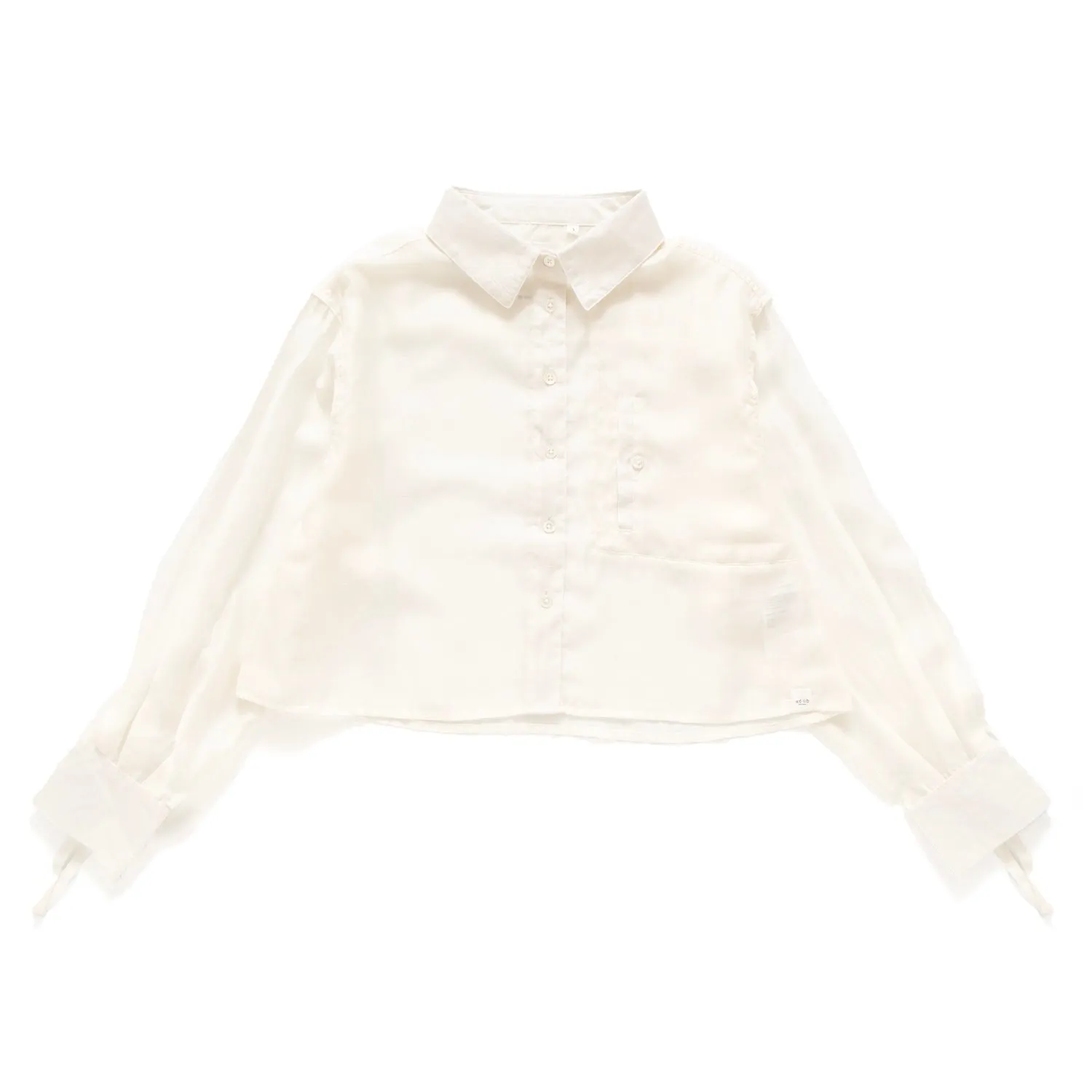 (BL001) See Through Drawstring Blouse Edgy style hypoallergenic material