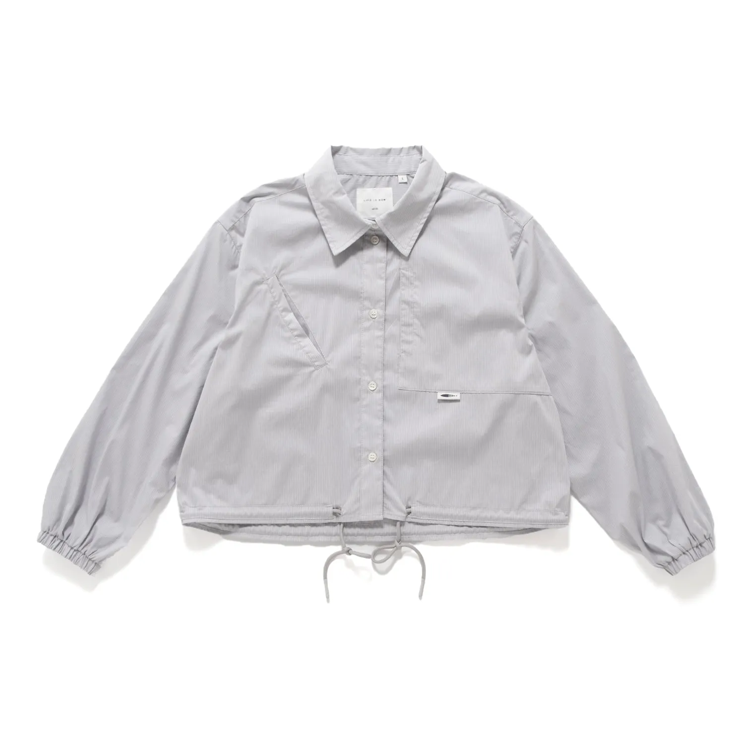 (BL006) Stripe Drawstrings Blouse Backpacking Trip