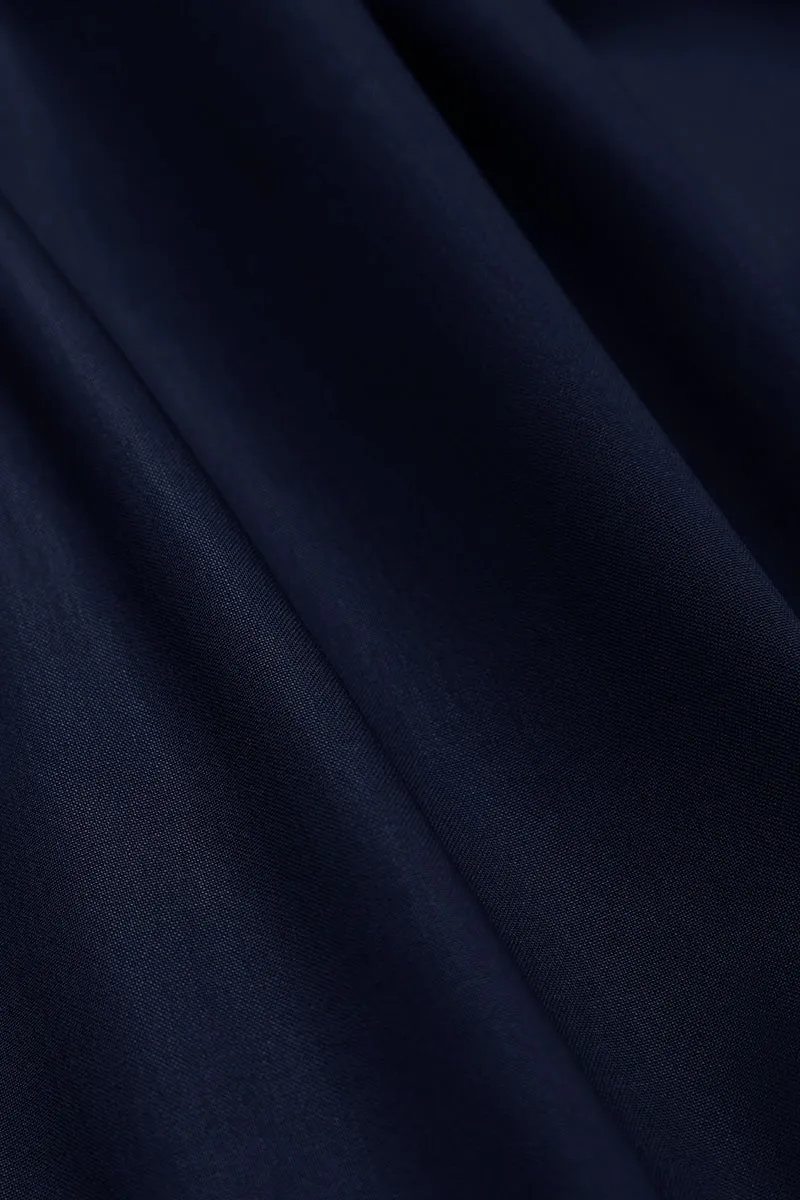 Wrinkle Resistant Raw edge InstantCool Casual Pants | Navy 23070N