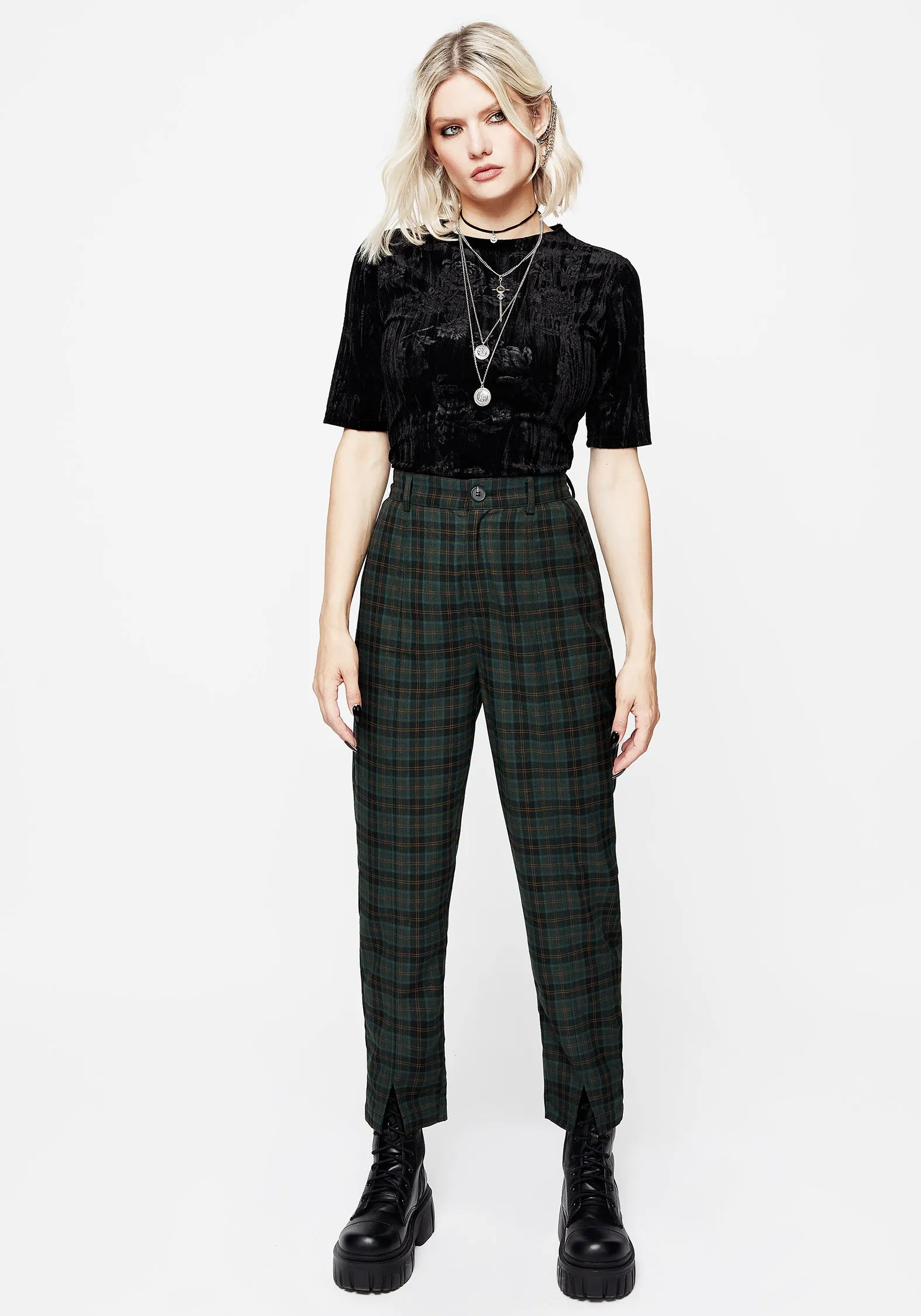 Nightingale Split Tapered Trousers Sport Fit Comfort Wearable