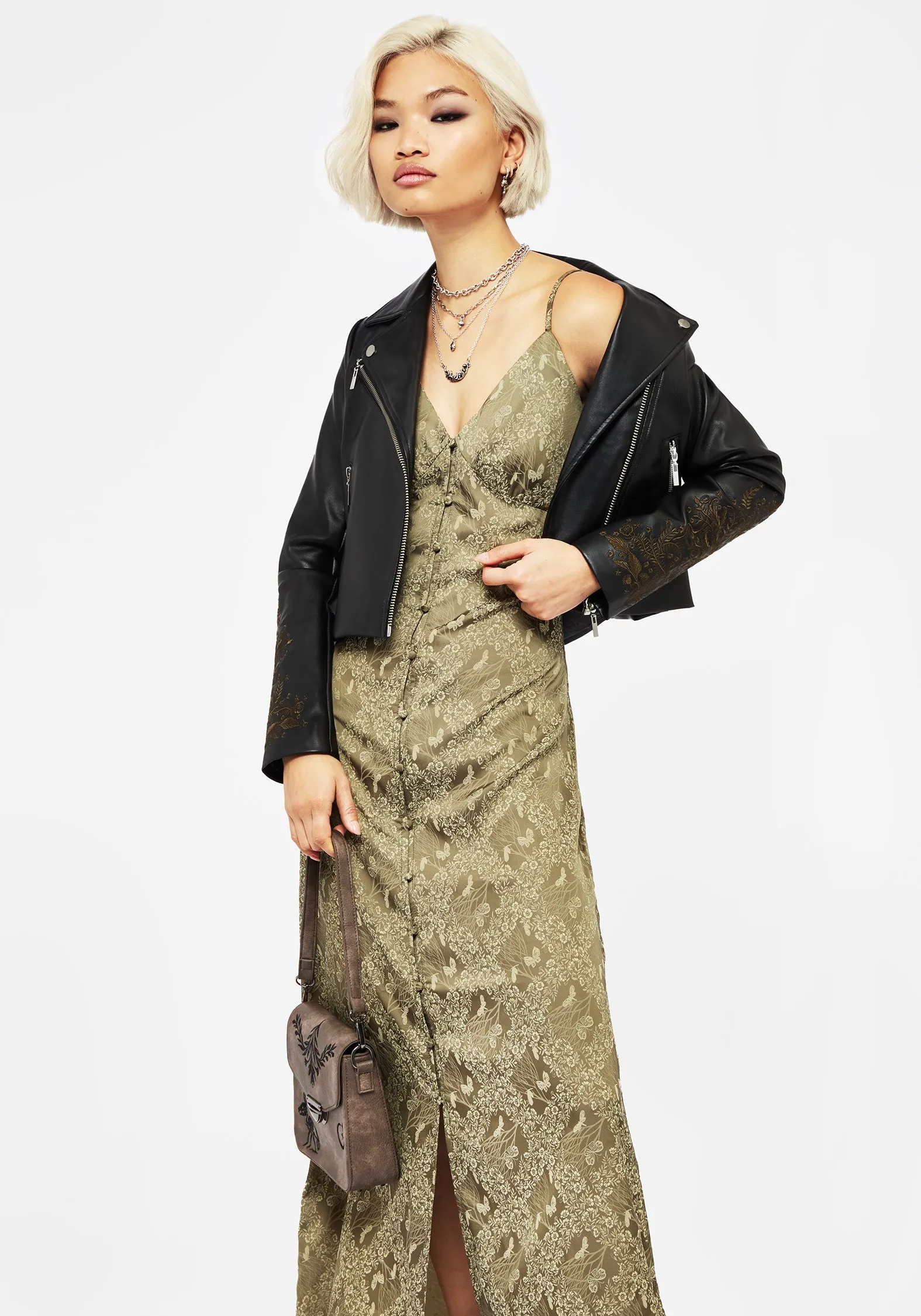 Yara Floral Print Button Up Maxi Slip Dress Summer Friendly Breeze Grace