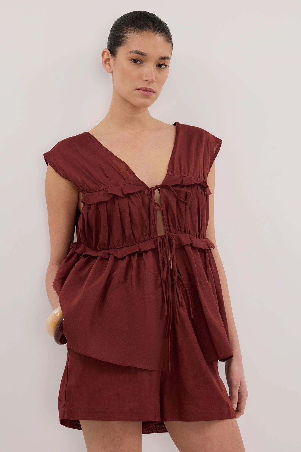 QUINN SAHARA LINEN SHORT Day Trip Wear