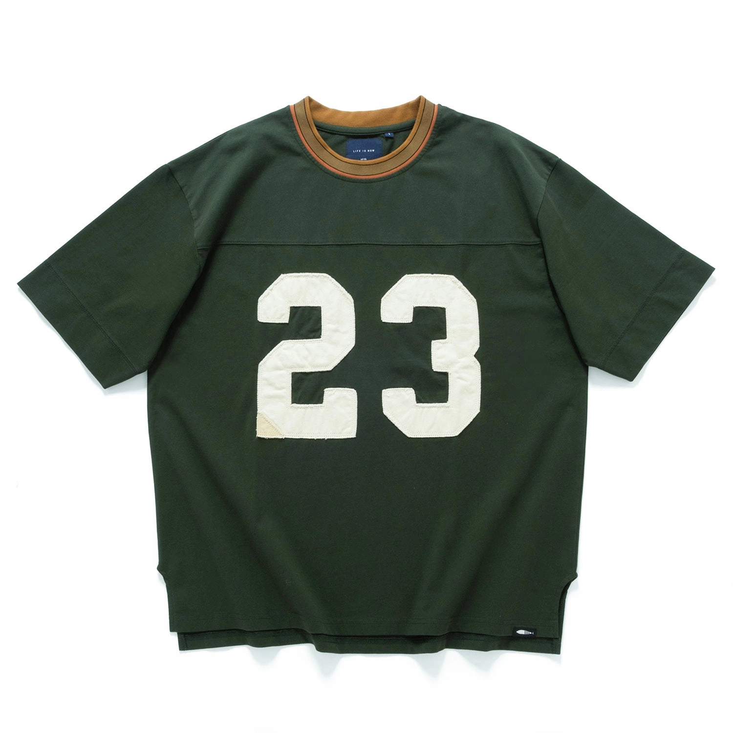 (TP1658) Number Patchwork Tee Stain Resistant Camping attire