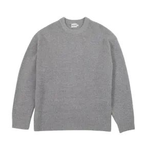 bound Baxter Mohair Blend Sweater - Grey Soft Touch Heathered Effect