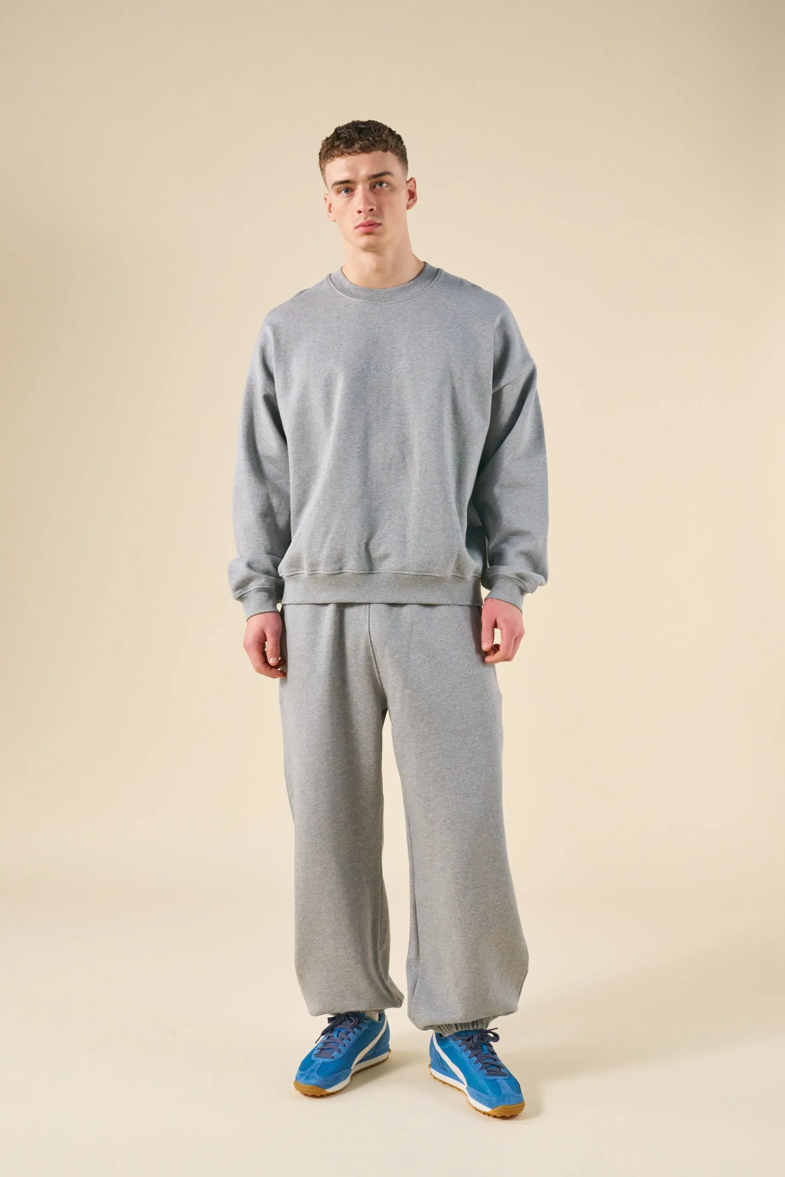 Biodegradable Fiber Options bound Sustain Heavy Sweater - Heather Grey