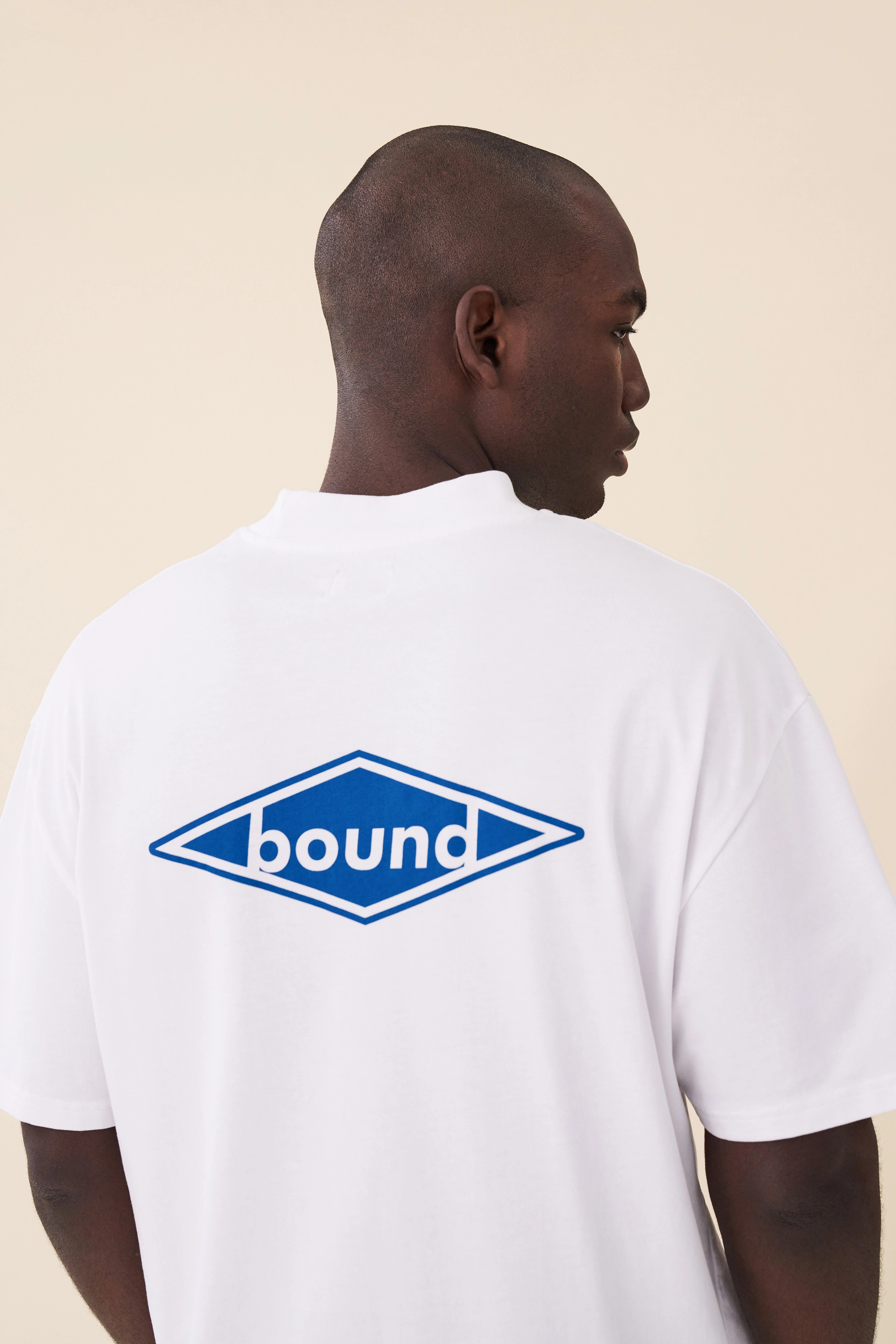 bound 'Diamond' Tee - White Unisex Core