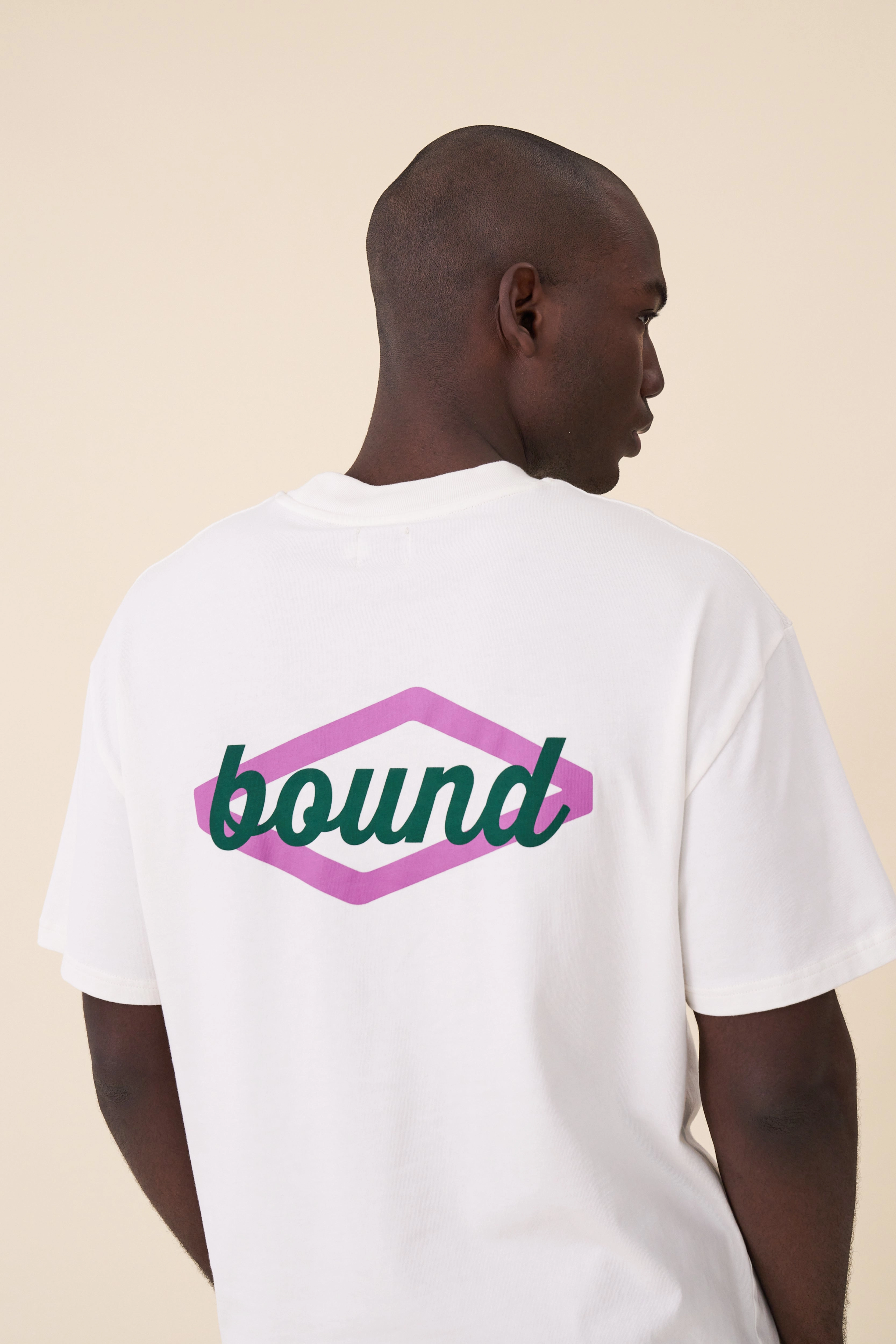 bound 'Hatch' Tee - Ecru Versatile Fit Light Breeze