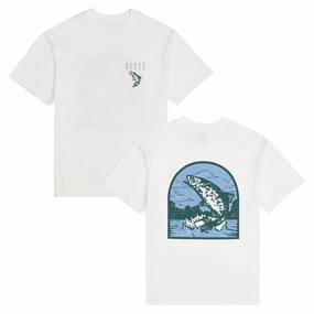 Comfort and Ease bound 'Marina Angling' Tee - White
