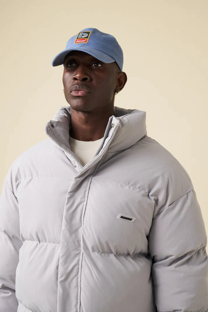 bound Arctic Padded Puffer Coat - Dove Grey GlowInTheDarkAccents Layered Cuff System