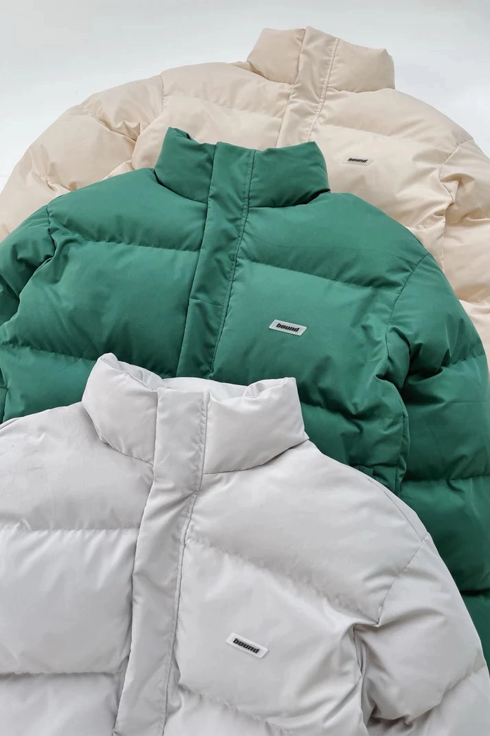bound Arctic Padded Puffer Coat - Dove Grey Odor Resistant Coating Water Repellent Fabric