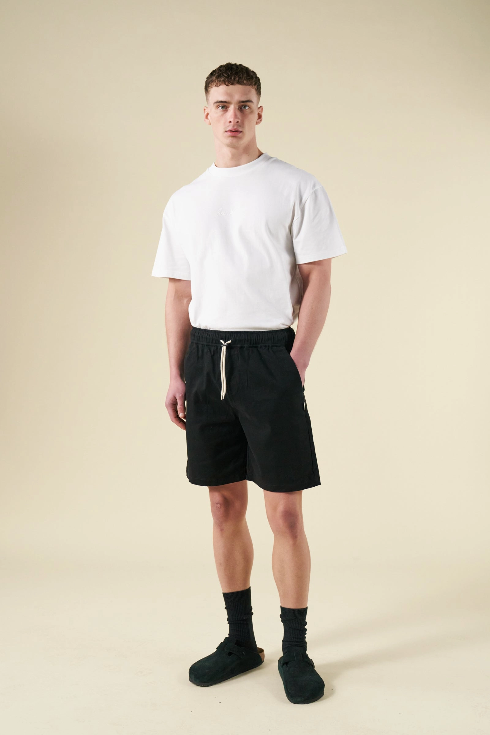 bound Canvas Shorts - Black Casual Days