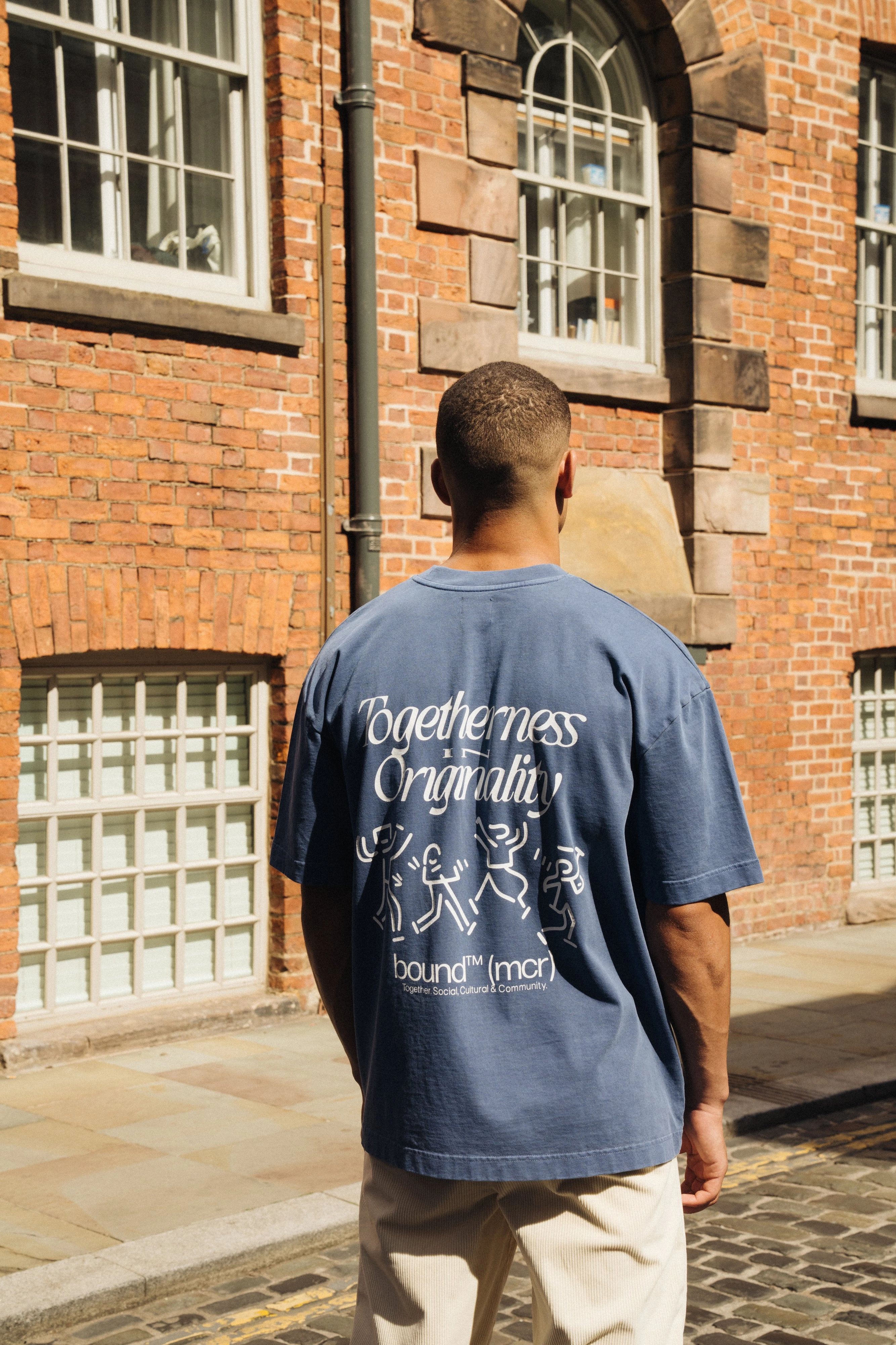bound Dancing Tee - Washed Light Navy EcoFriendlyMaterial Athletic and Cool