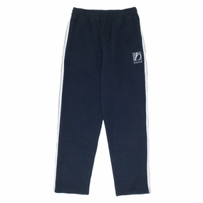 bound Reverse Fleece Grid Straight Joggers - Navy QuickReleaseFastenings