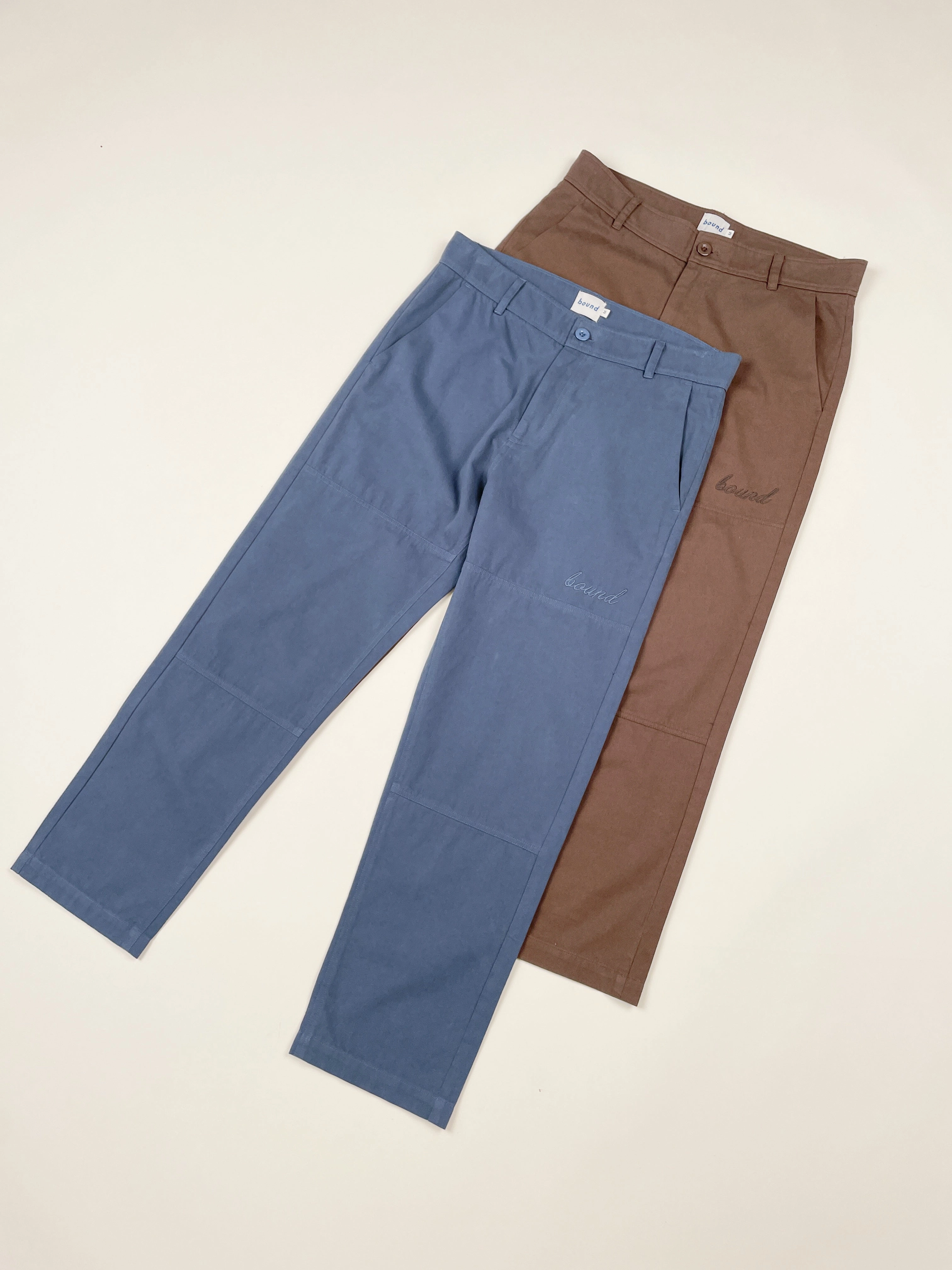 Adaptable Design bound Straight Work Pant - Slate