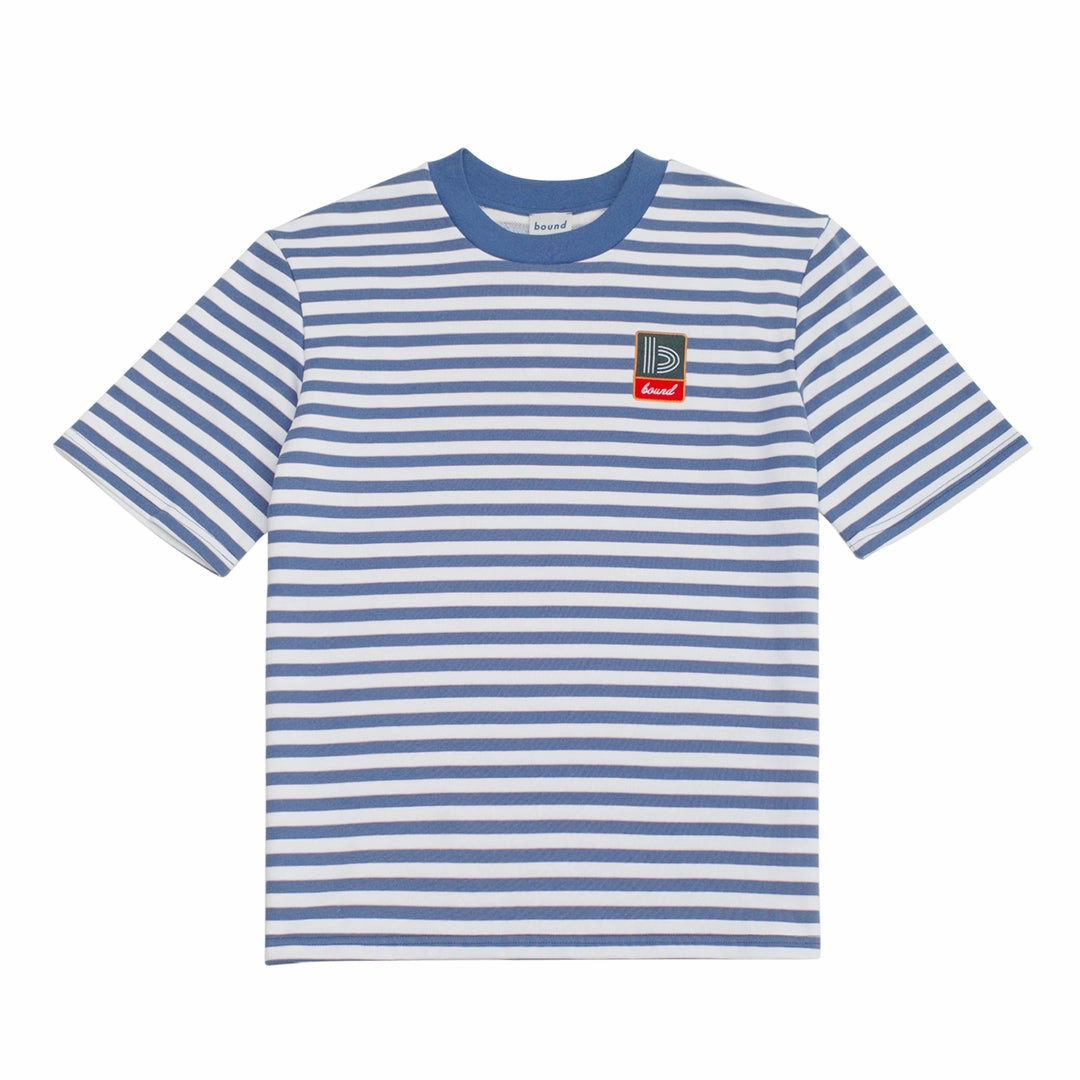college yoga clothing bound Stripe Retro Patch Tee - Arctic