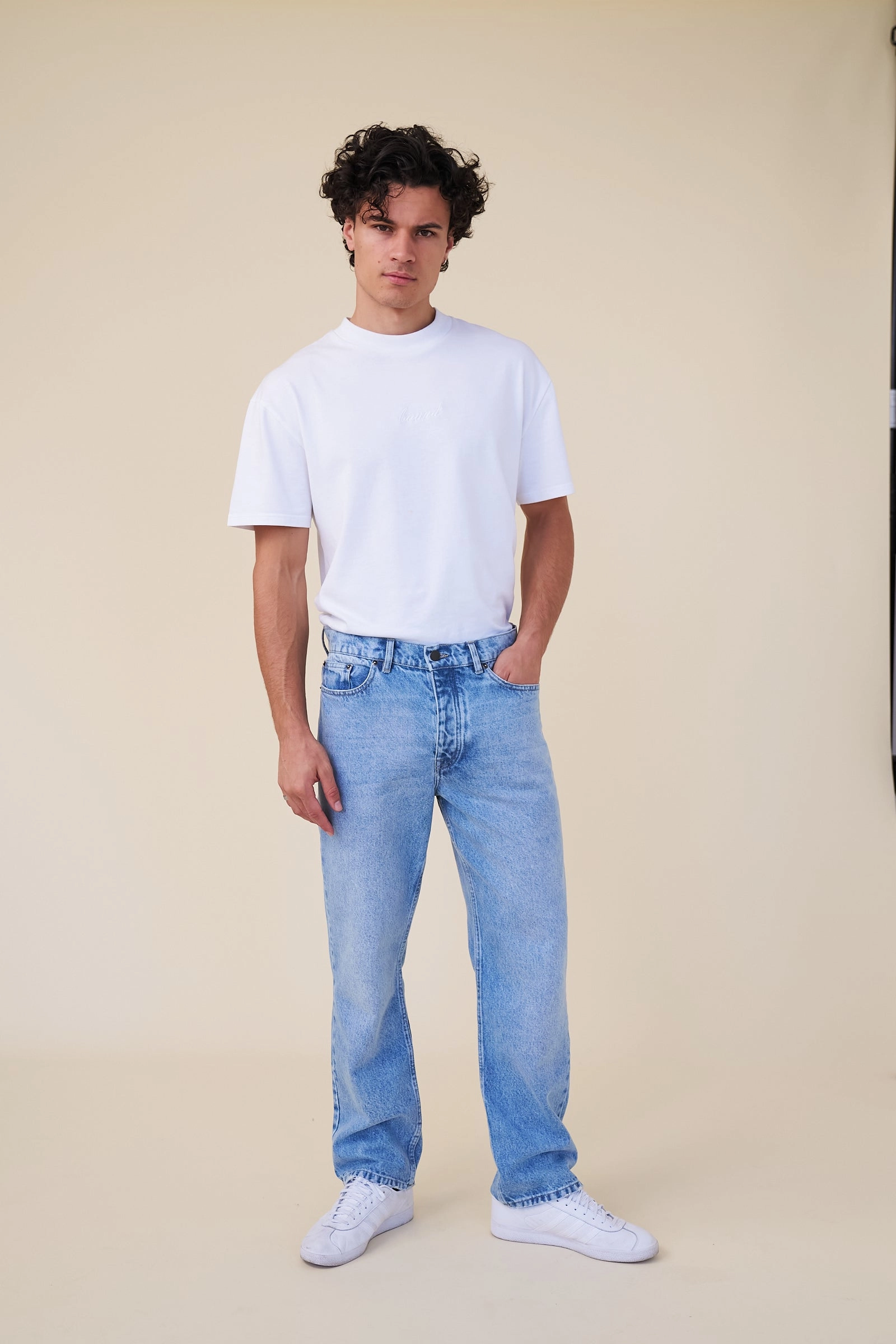 Odor Control Technology Perfect Look bound Williamsburg Denim Jean - Light Blue