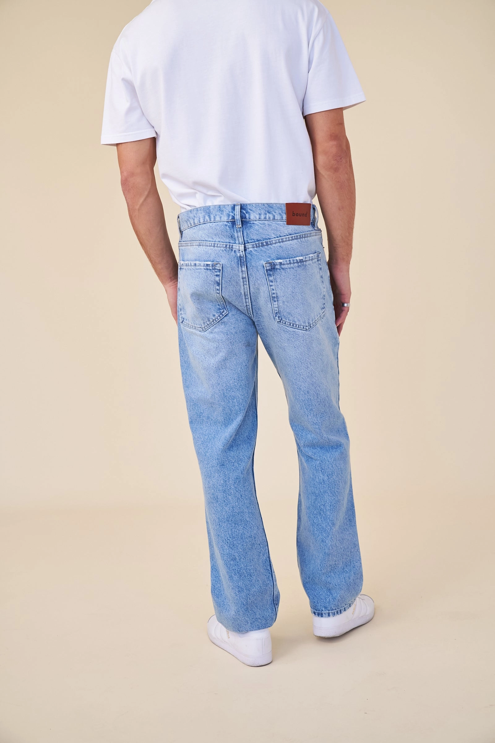 bound Williamsburg Denim Jean - Light Blue Slim Wear Design Body Movement