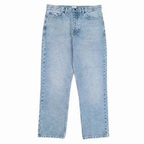 bound Williamsburg Denim Jean - Light Blue Chilly Day Comfort Functional Comfort