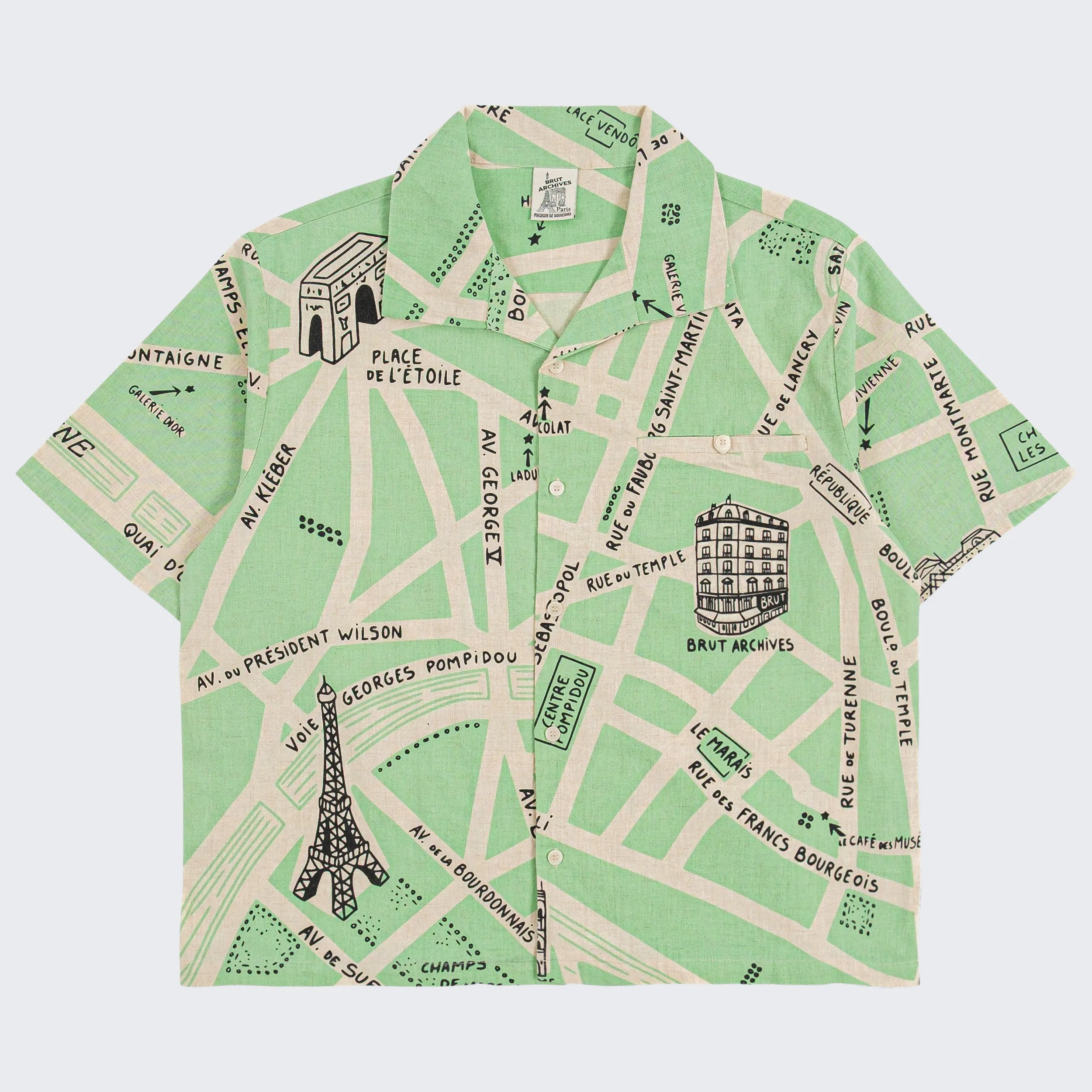THE PARIS MAP SHIRT Workwear Ready