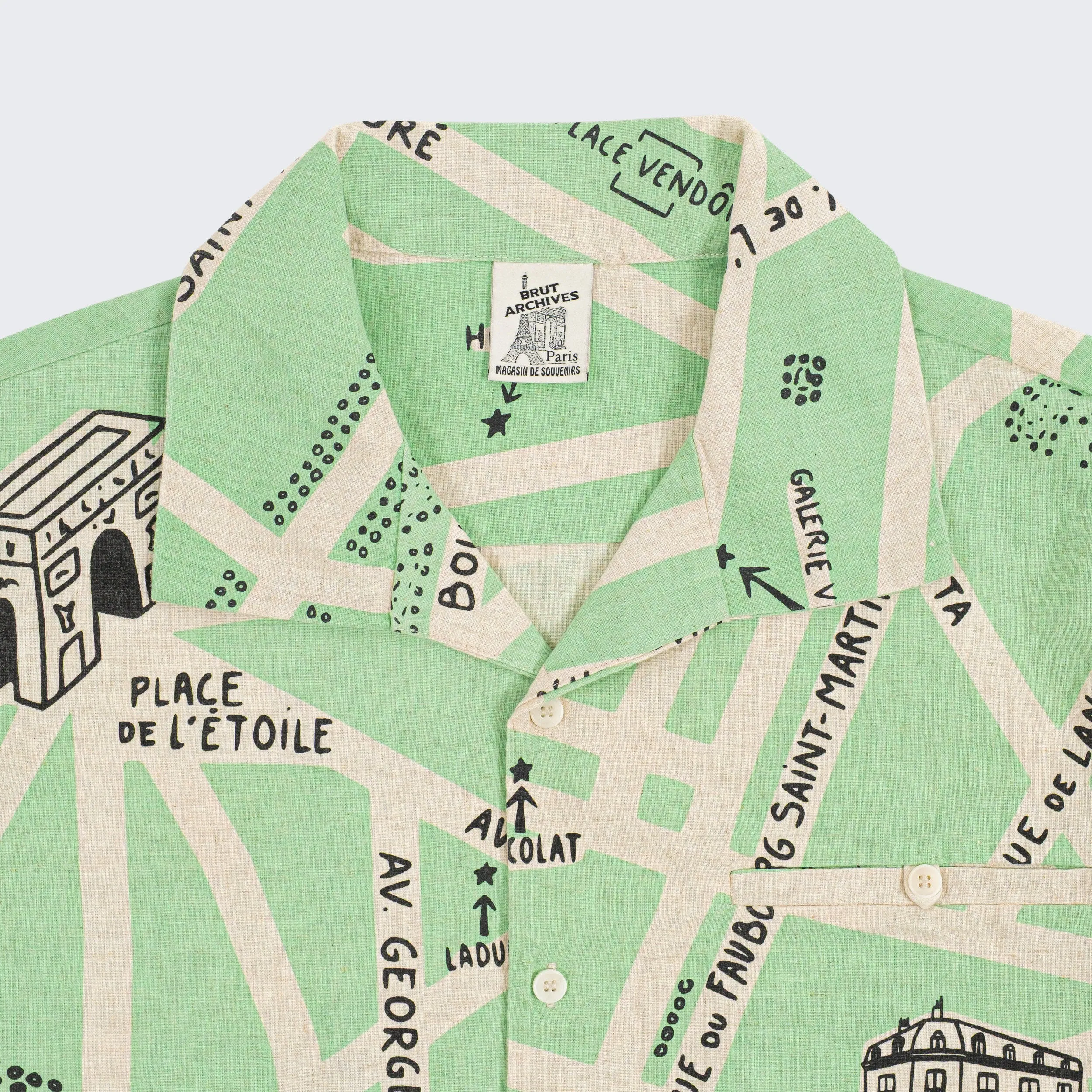THE PARIS MAP SHIRT Autumn Look