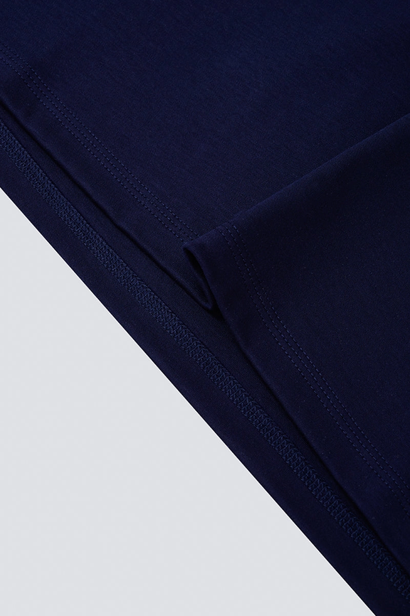 Comfortable Shape Softex Crew Neck T-Shirt | Navy NNY096