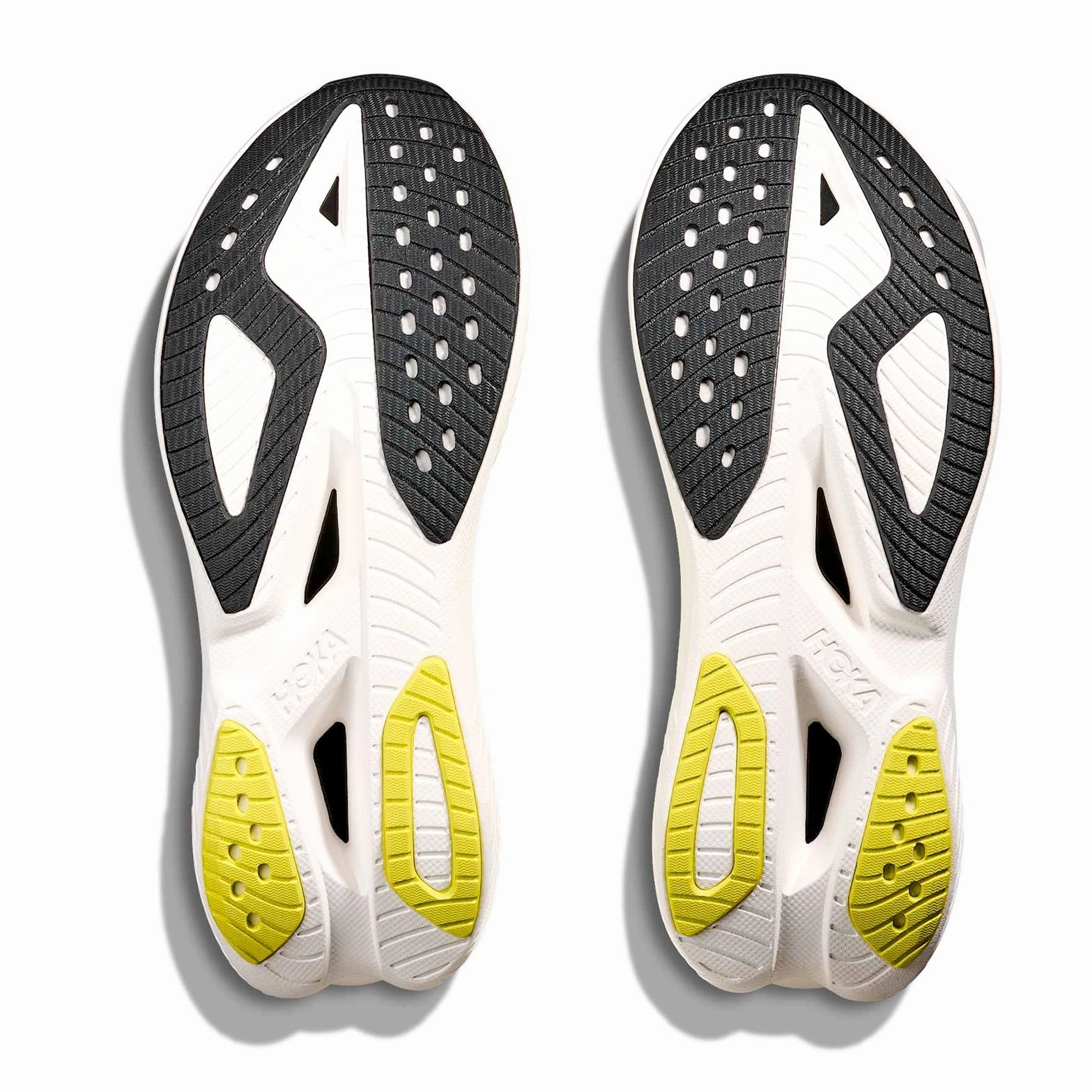 over - pronation Men's Mach X 3 Running Shoes Skyward Neon Hoka Citrus / Neon Lime