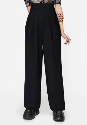 Brenna Corset High Waist Wide Leg Trouser Classic Fit