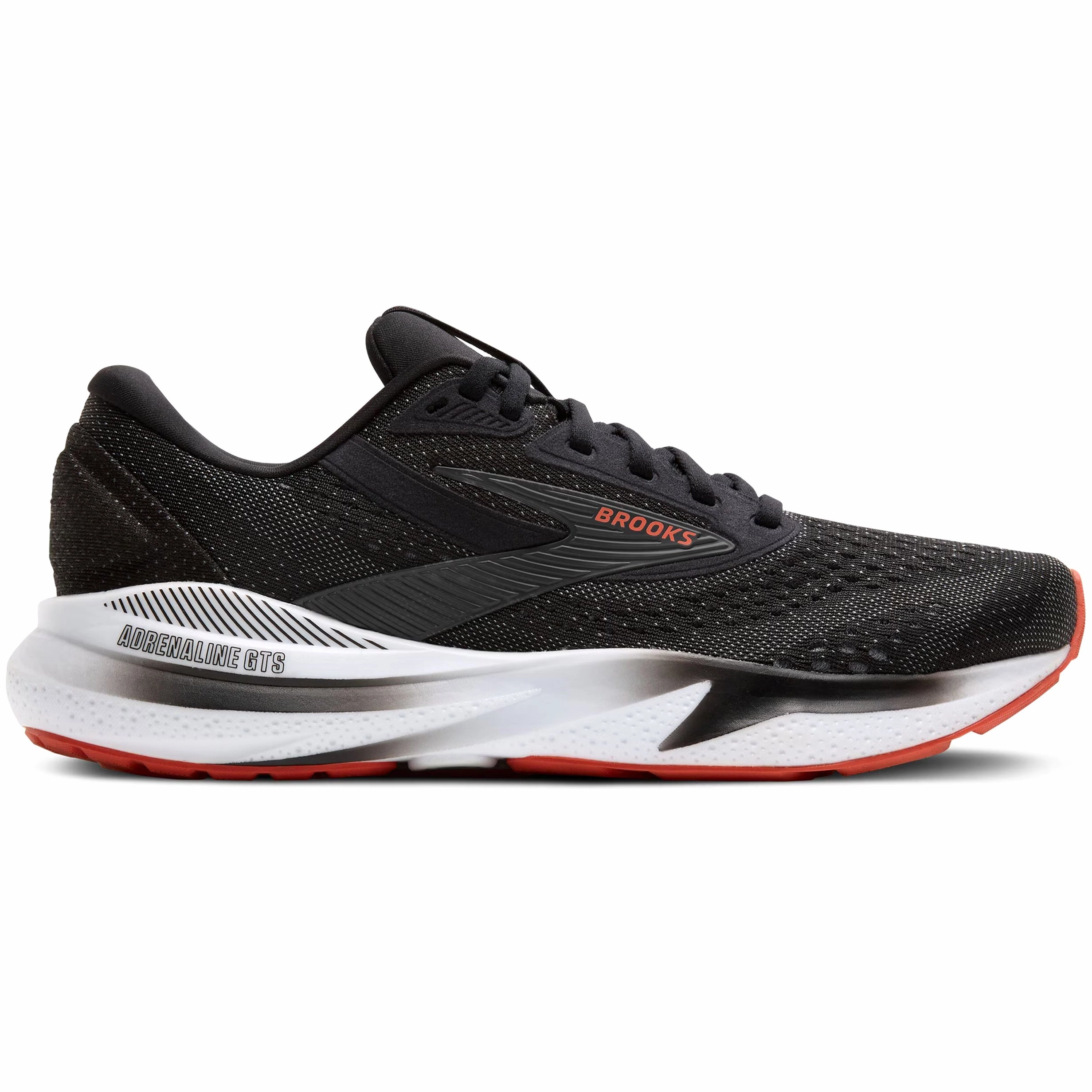 Road Approved road running shoe elements Brooks Men's Adrenaline GTS 24 Running Shoes Black / Grey / Red