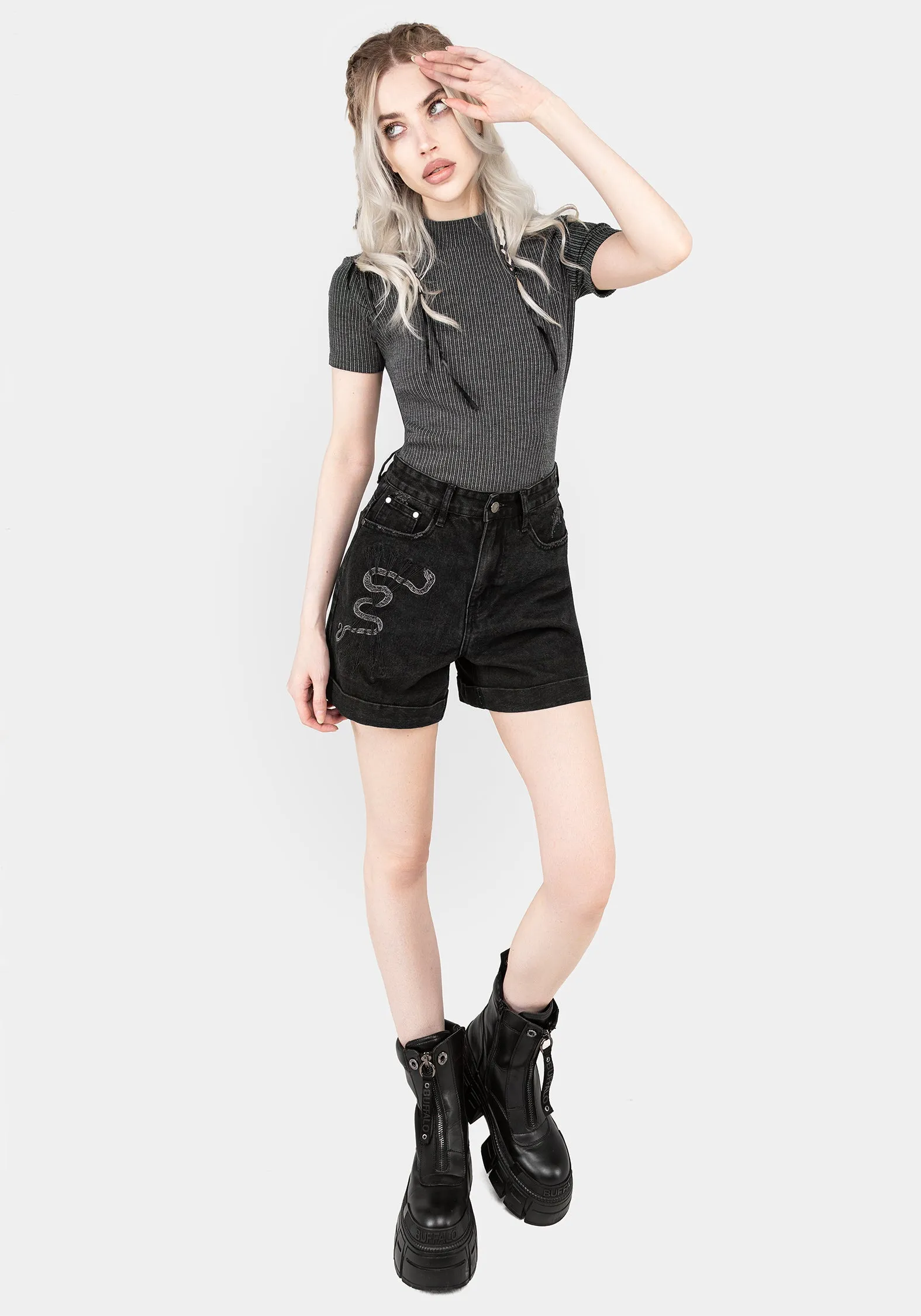 Water resistant coating Bryony Striped Crop Top