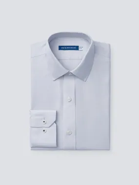 Fashionable Pick VISDRY? Dobby Dress Shirt | Light Grey GYE128