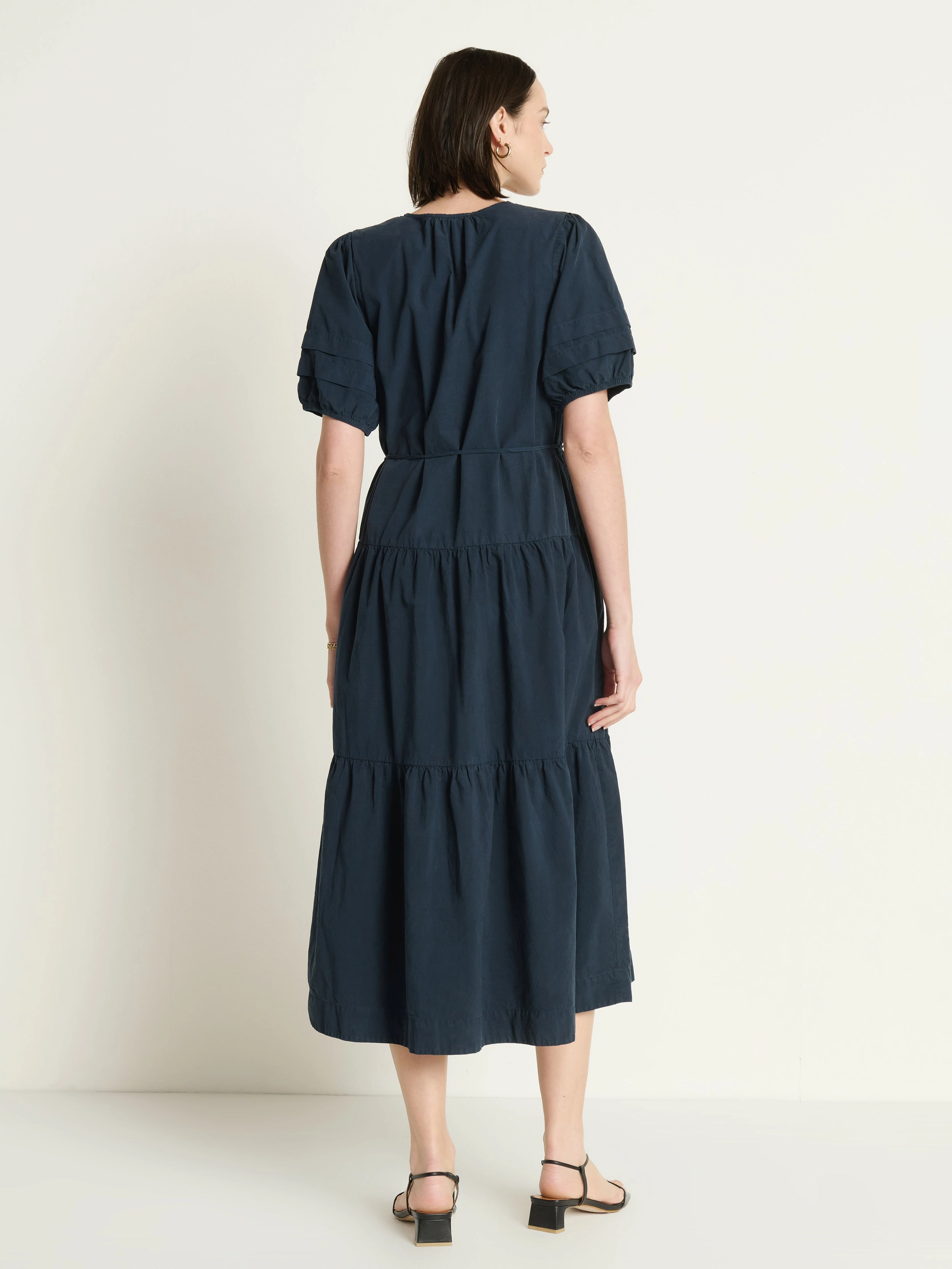 Lux Look Side Slit Adele Midi Dress
