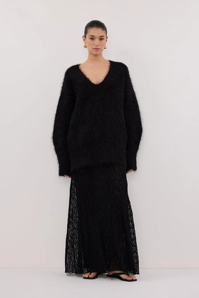 LIZZIE BLACK LAYERED LACE SKIRT Pocket Design Fresh Aesthetic