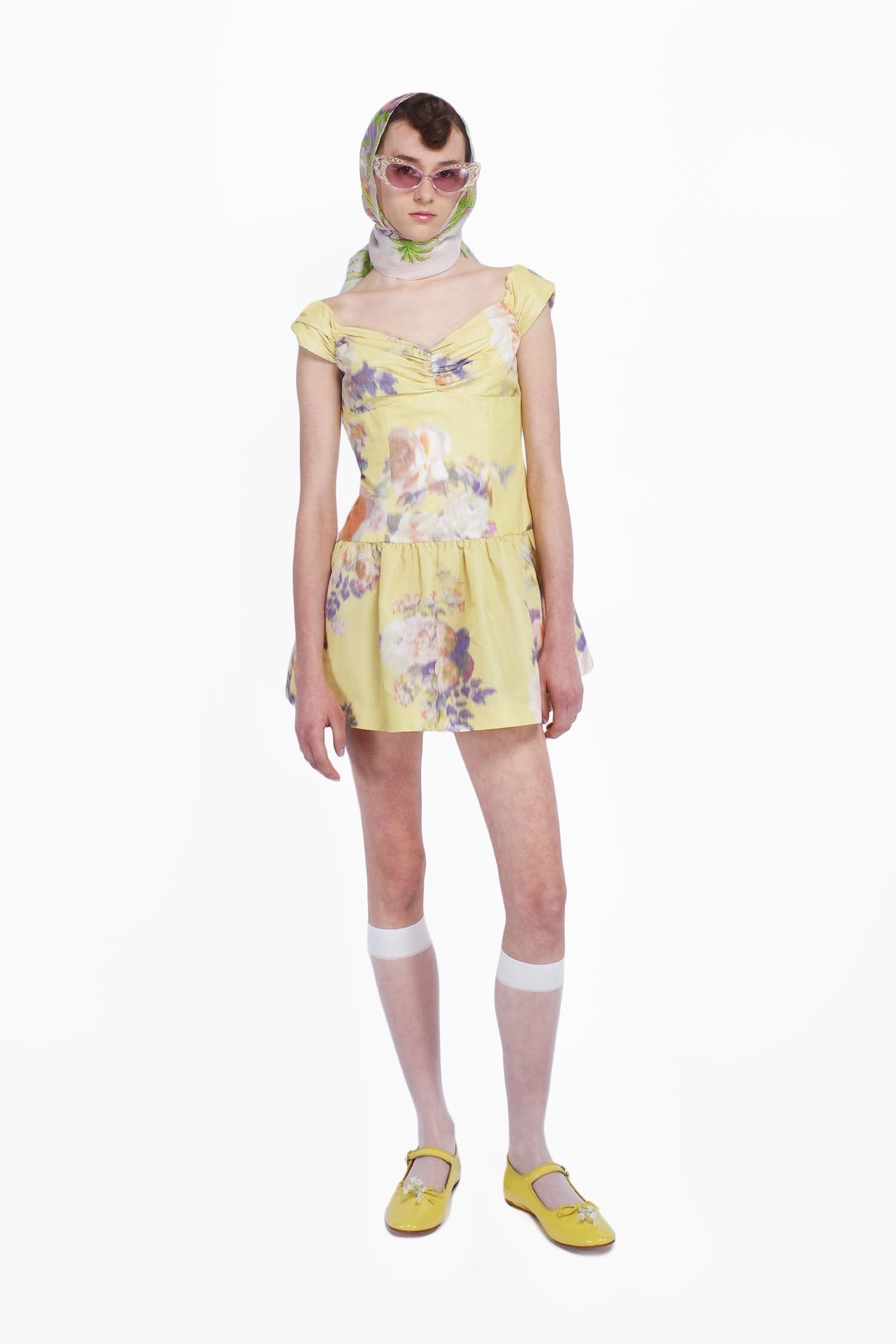 Cabbage Rose Taffeta Sweetheart Dress Shape Hug Layered Design