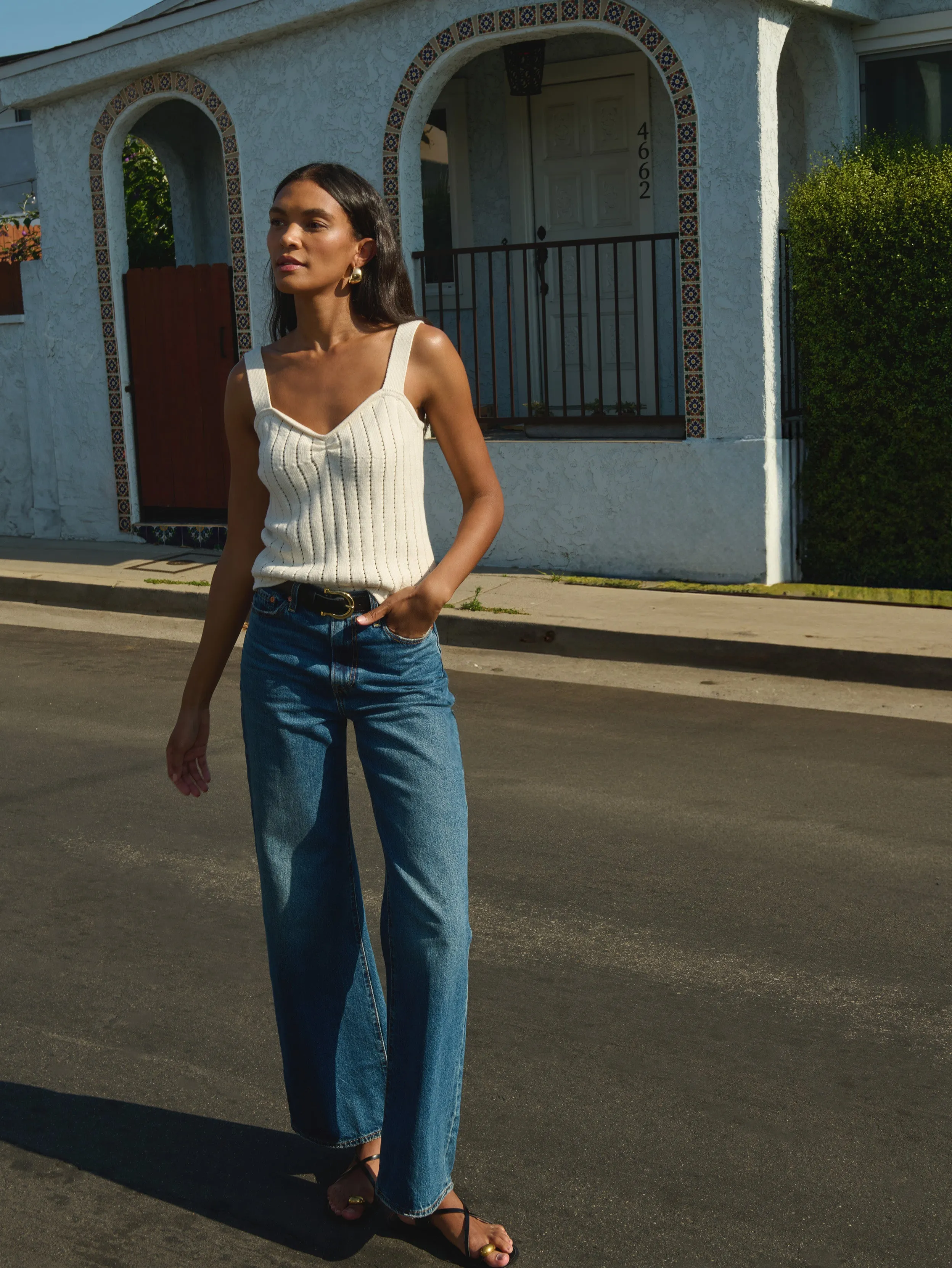 Cali Sweater Tank Knitted Layering