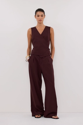 tech fabric Slim Fit Wear CAMILLA WALNUT PANT