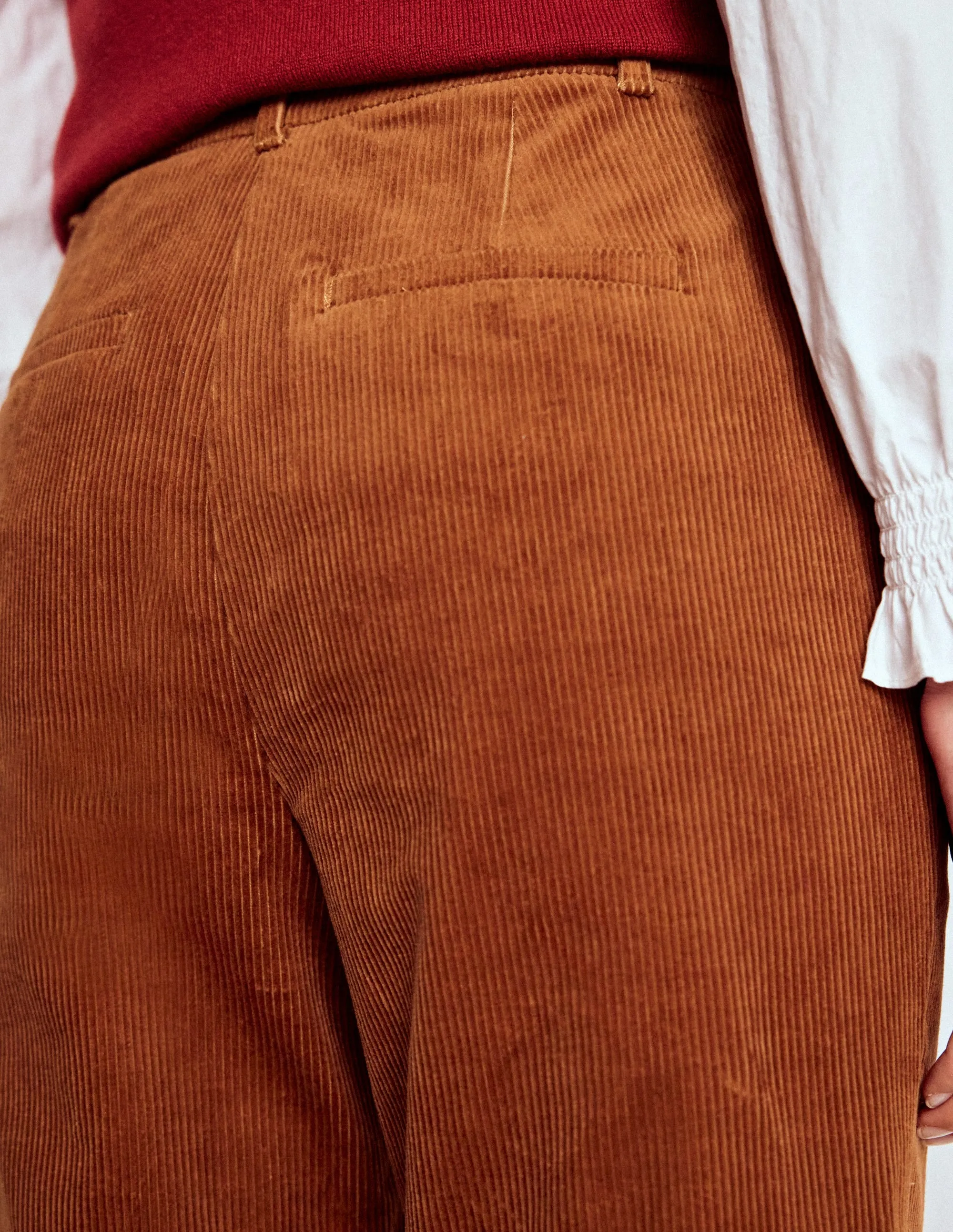 Canonbury Cord Trousers-Ginger Stay Dry