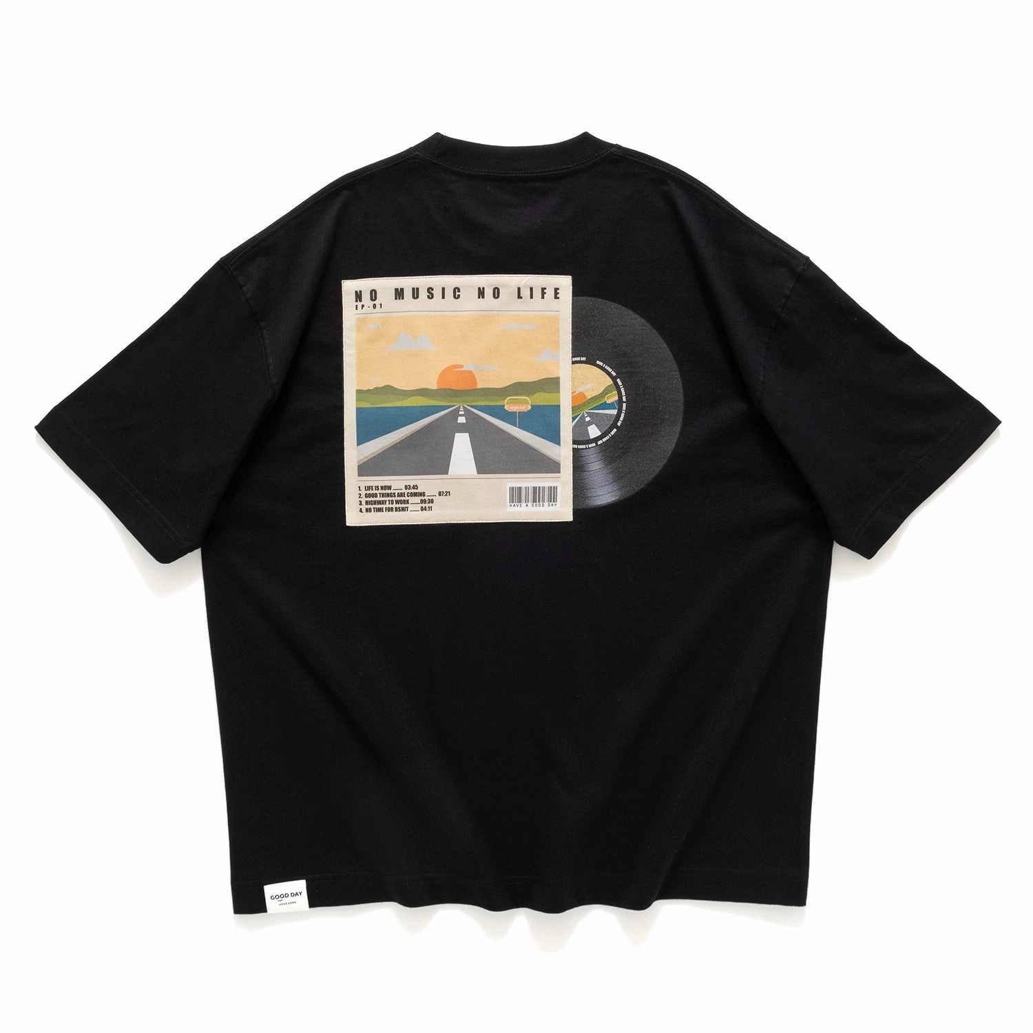 Classic timelessness (ZT1375) Vinyl Cover Graphic Pocket Tee